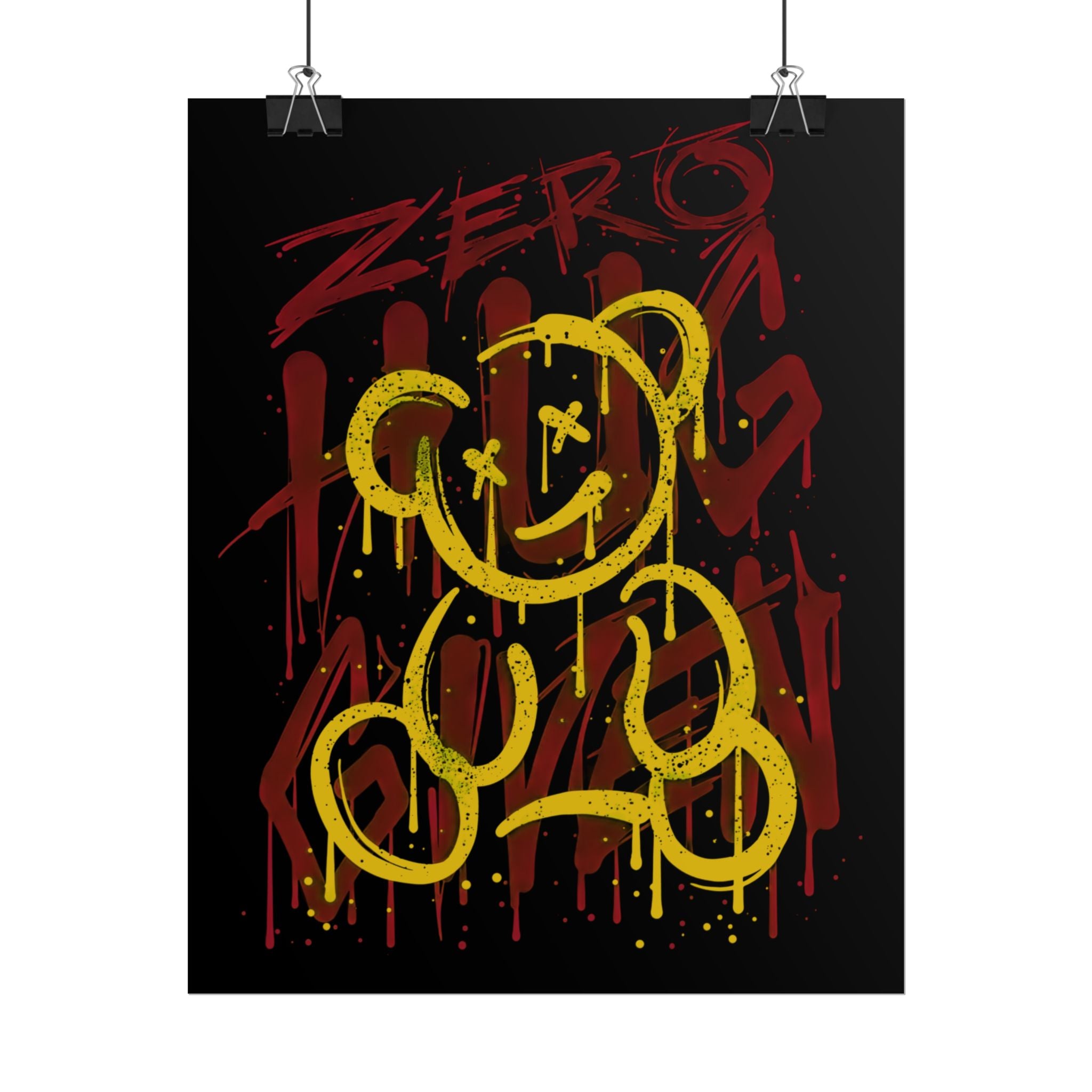 zero-hug-given-poster-print-teddy-bear-print-graffiti-wall-art-fun-wall-art-moody-wall-art-emotional-wall-decor