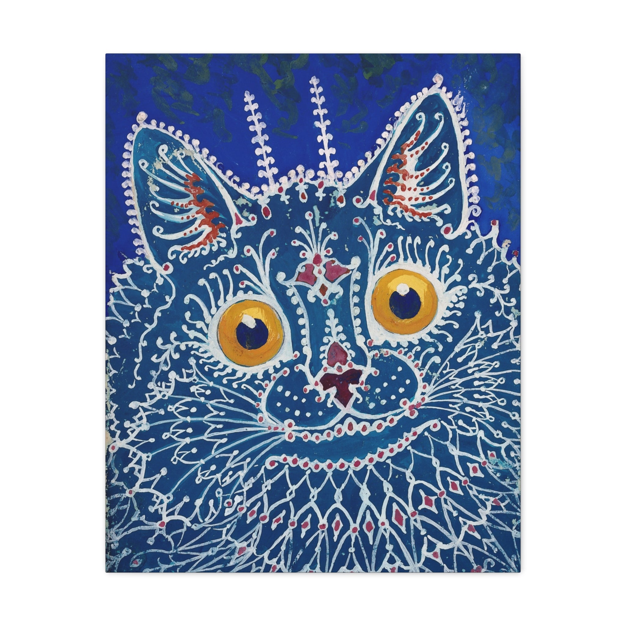 canvas-print-louis-wain-cat-gothic-style-gouache-art-large-wall-decor-matte-stretched-home-office-decoration-unique-cat-print