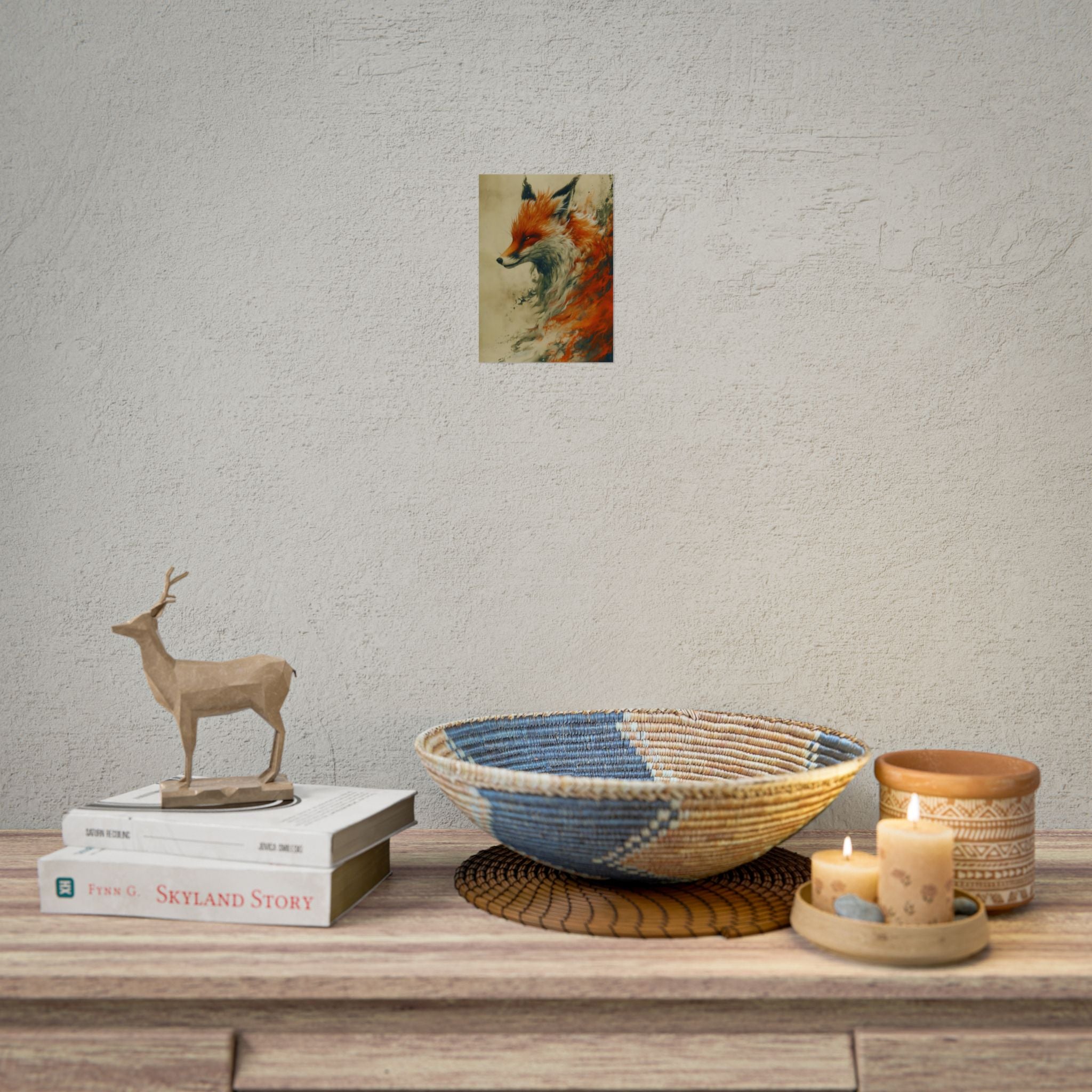 fantasy-red-fox-poster-print-rolled-posters-wall-art-animal-lover-gift-unique-home-decor-wildlife-art-print-fox-lover-birthda