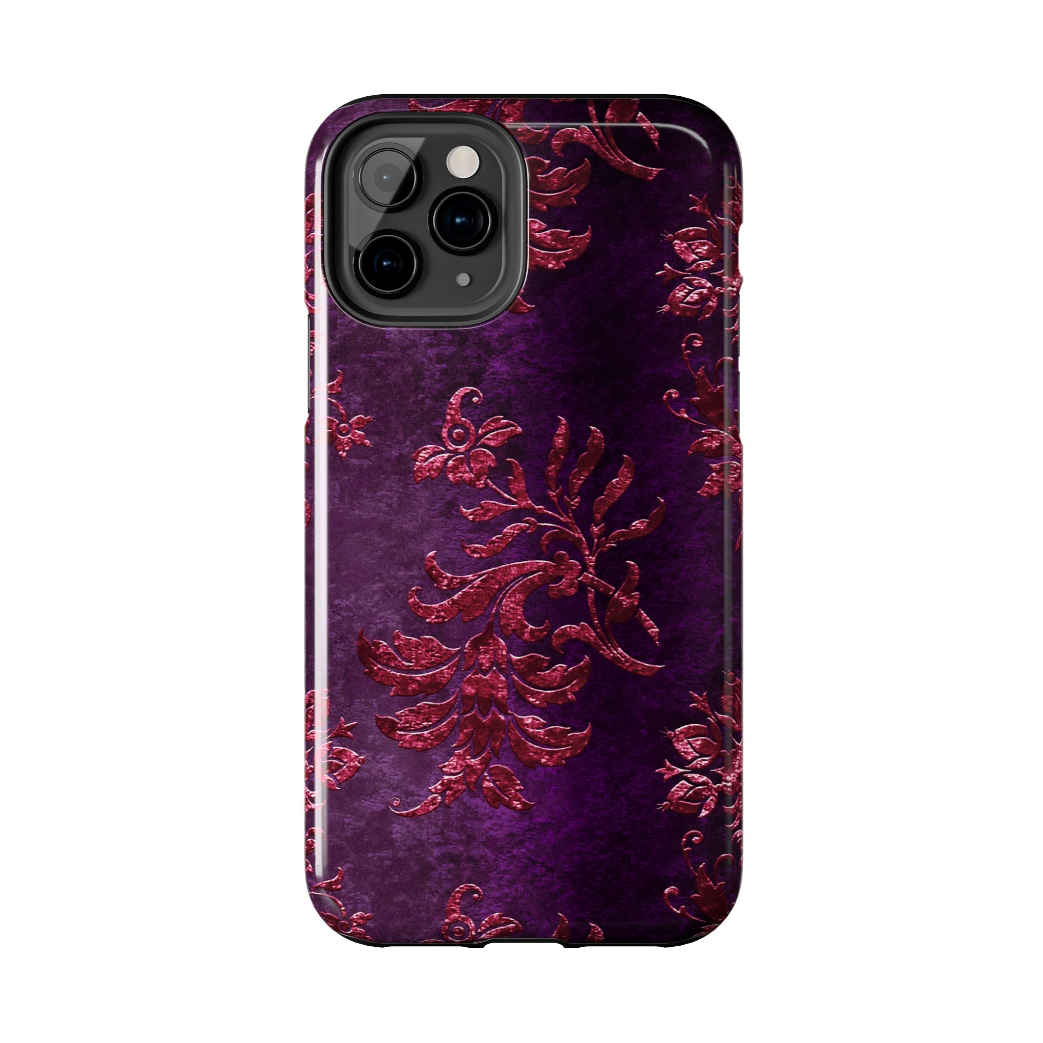 embossed-burgundy-velvet-tough-iphone-case-protective-iphone-cover-heavy-duty-iphone-case-rugged-phone-case-durable-smartphon