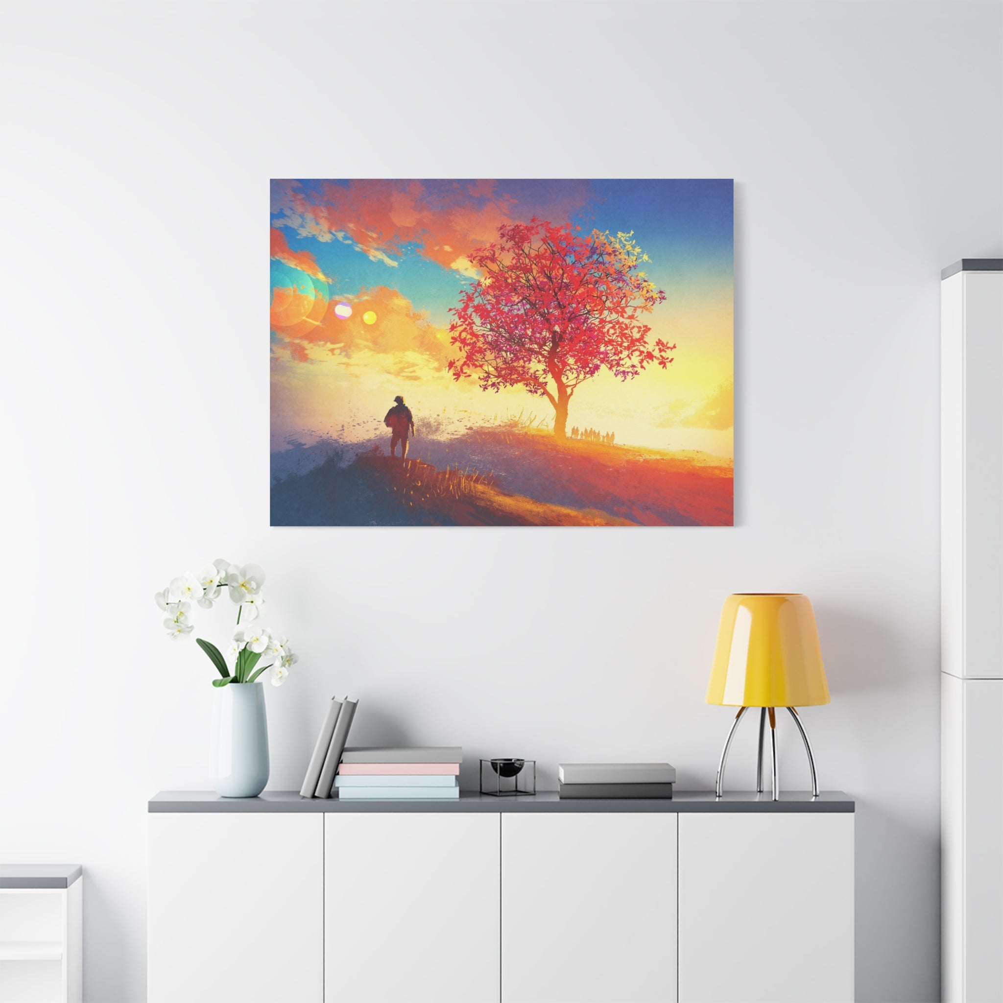fall-canvas-wall-art-fall-sunset-tree-print-stretched-matte-canvas-home-decor-autumn-decor-gift-for-nature-lovers