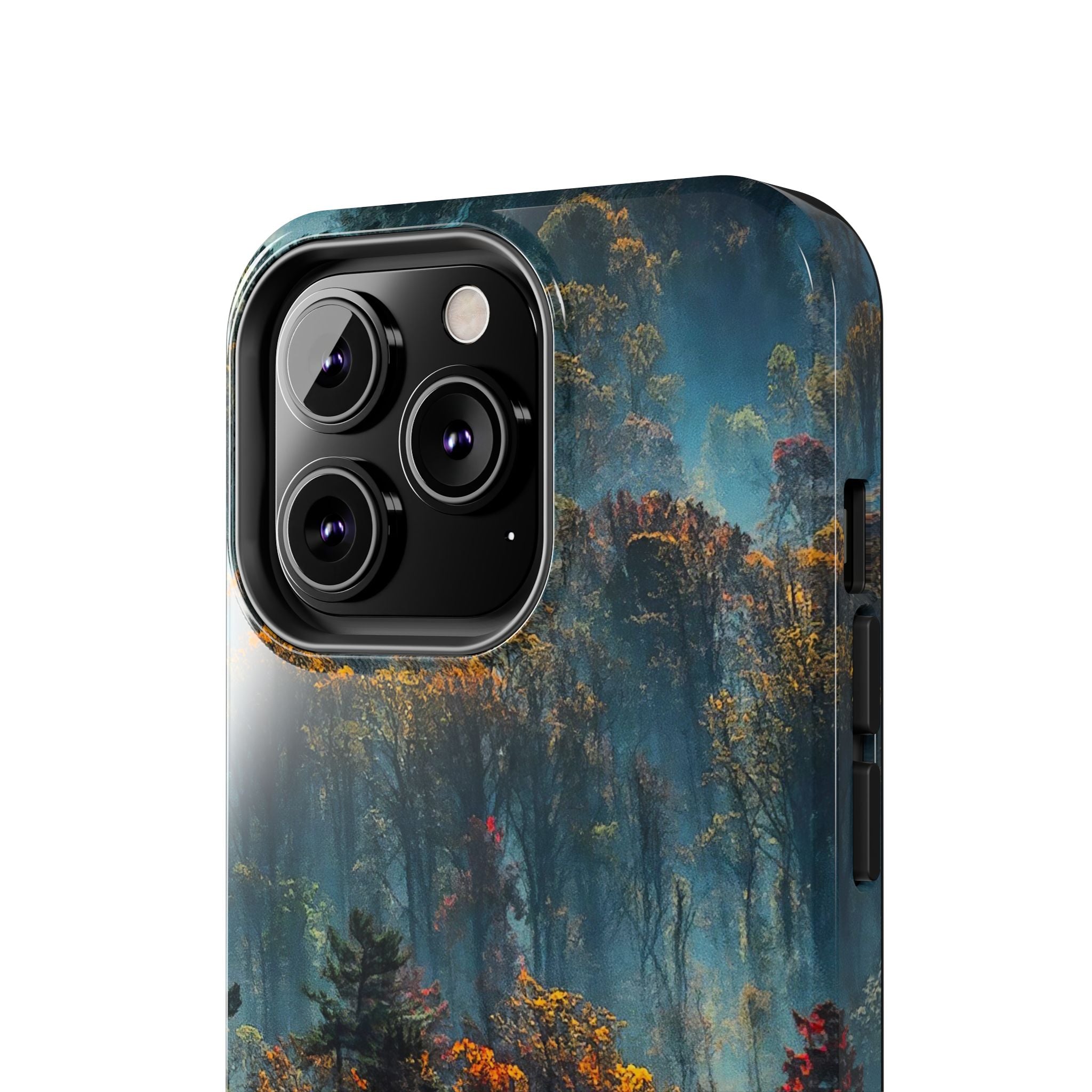 iphone-tough-case-misty-forrest-foggy-fall-iphone-covers-protective-smartphone-cover-nature-lover-gift-adventure-accessory