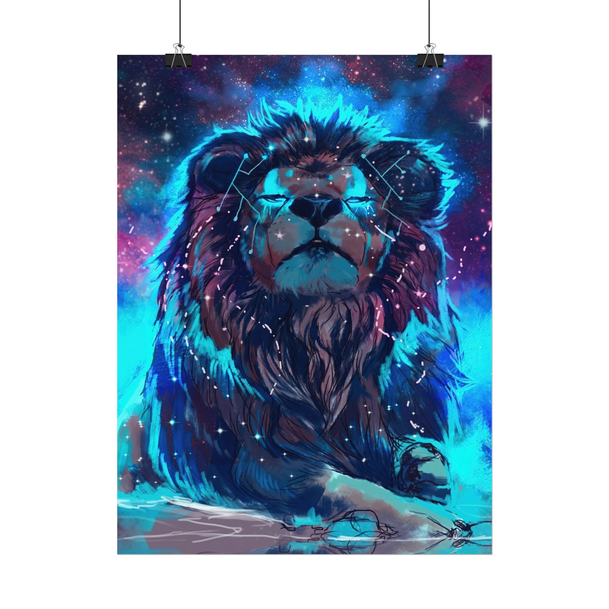 poster-print-lion-wall-art-fantasy-leon-living-room-decor-lion-wall-decor-lion-poster-jungle-animal-art-print-wildlife-safari