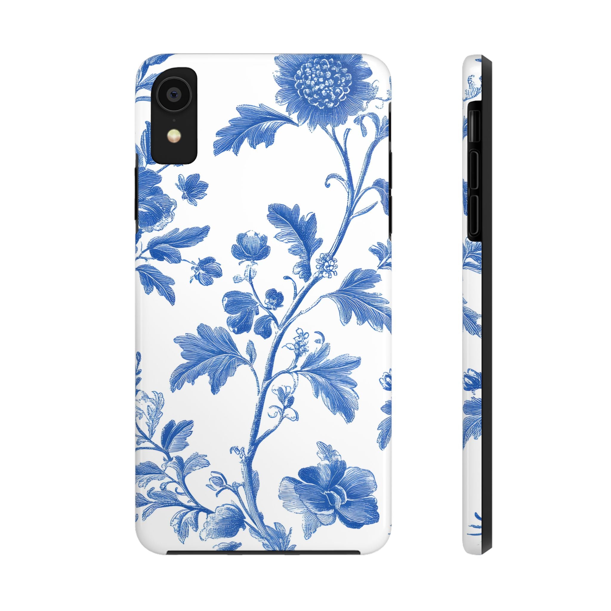 french-toile-floral-tough-iphone-case-blue-iphone-cover-protective-iphone-case-hard-shell-iphone-case-vintage-design-iphone-c