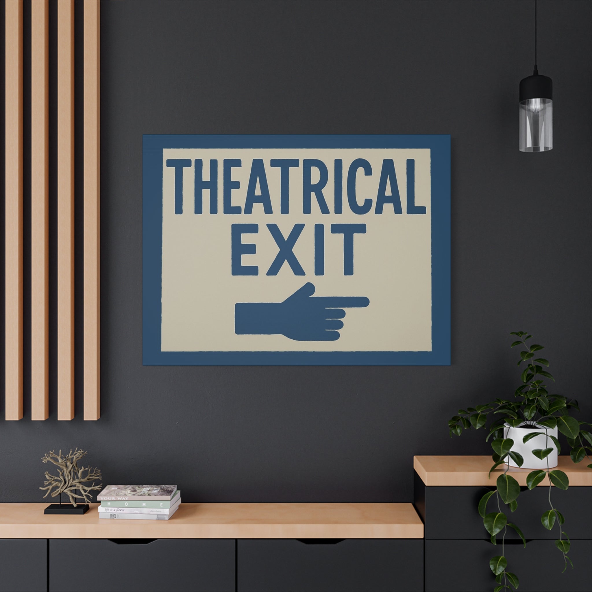 canvas-print-theatrical-exit-funny-wall-art-matte-stretched-1-25-poster-comedy-home-decor-theater-room-decoration-humorous-wa