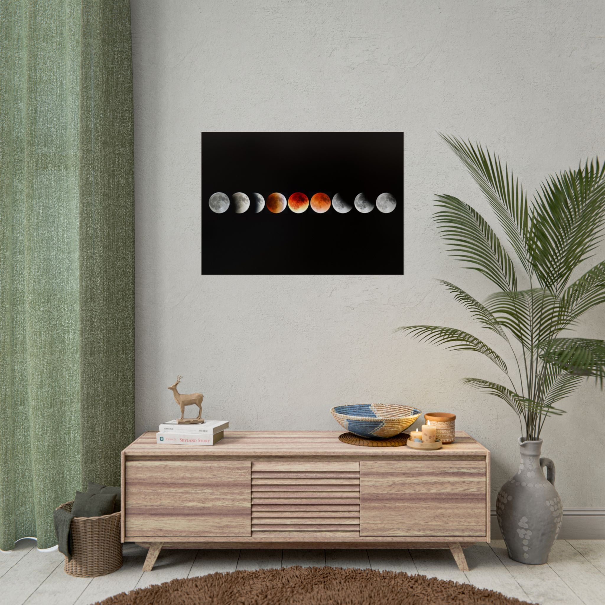moon-phases-poster-wall-art-lunar-eclipse-wall-art-decor-home-decor-celestial-wall-hanging-astronomy-gift-space-poster