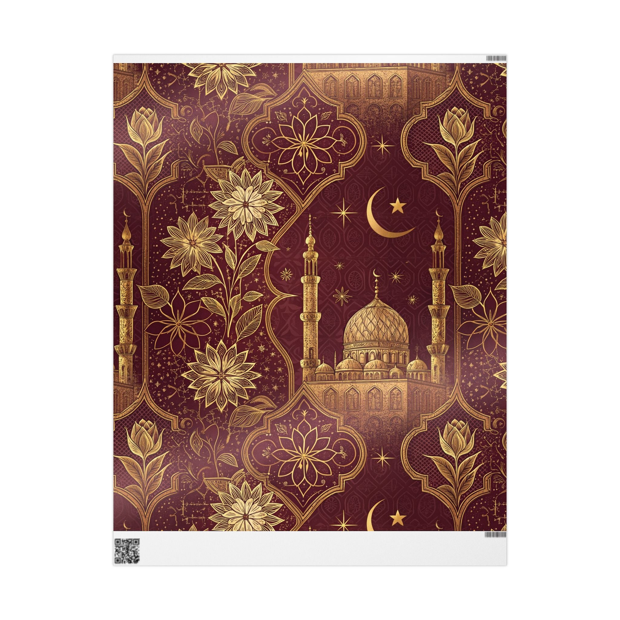 ramadan-night-wrapping-papers-islamic-celestial-gift-wrap-mosque-silhouette-eid-holiday-supplies-festive-present-packaging-re
