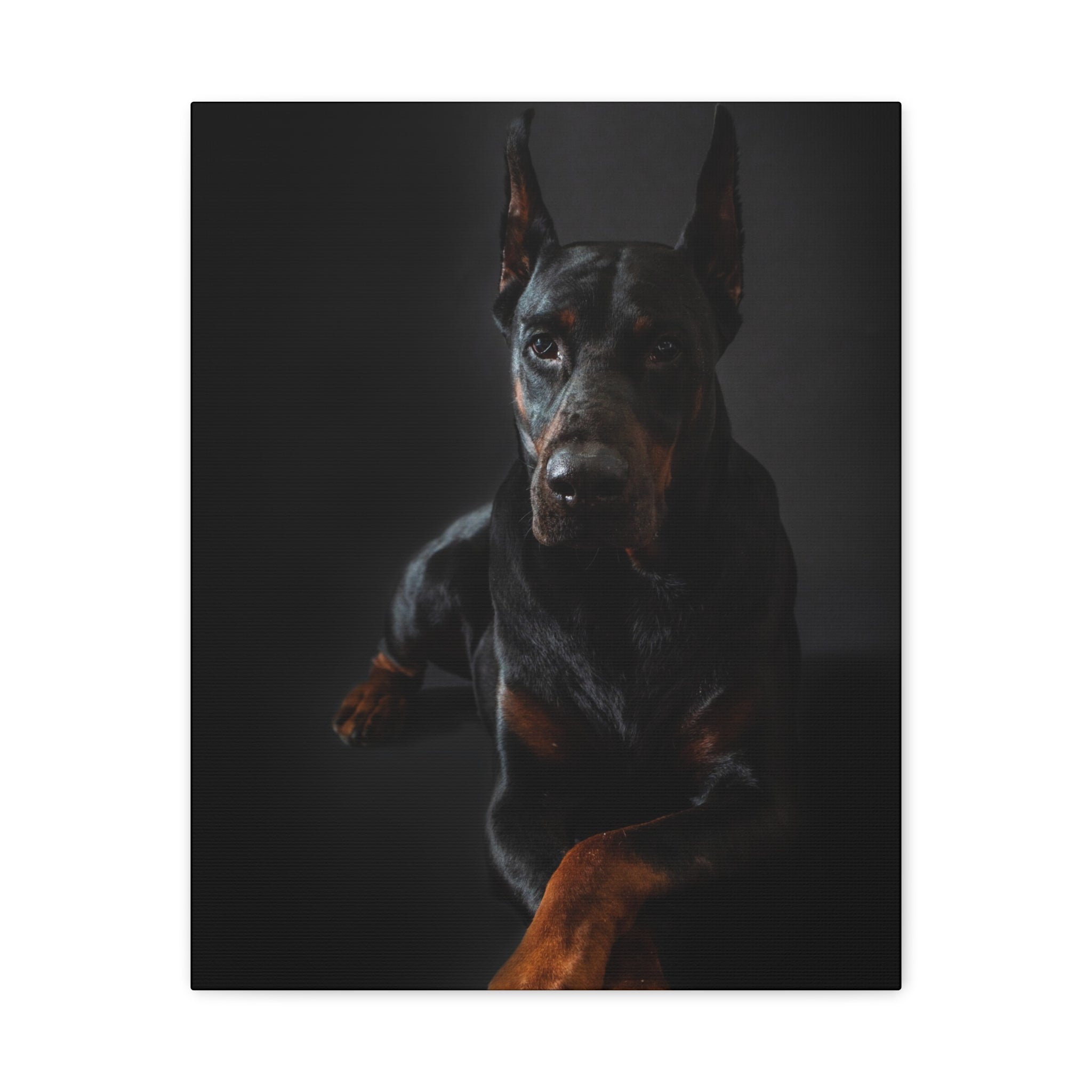 canvas-print-doberman-dog-wall-art-home-decor-office-decor-stretched-matte-canvas-1-25-gift-for-dog-lovers-animal-artwork-pet