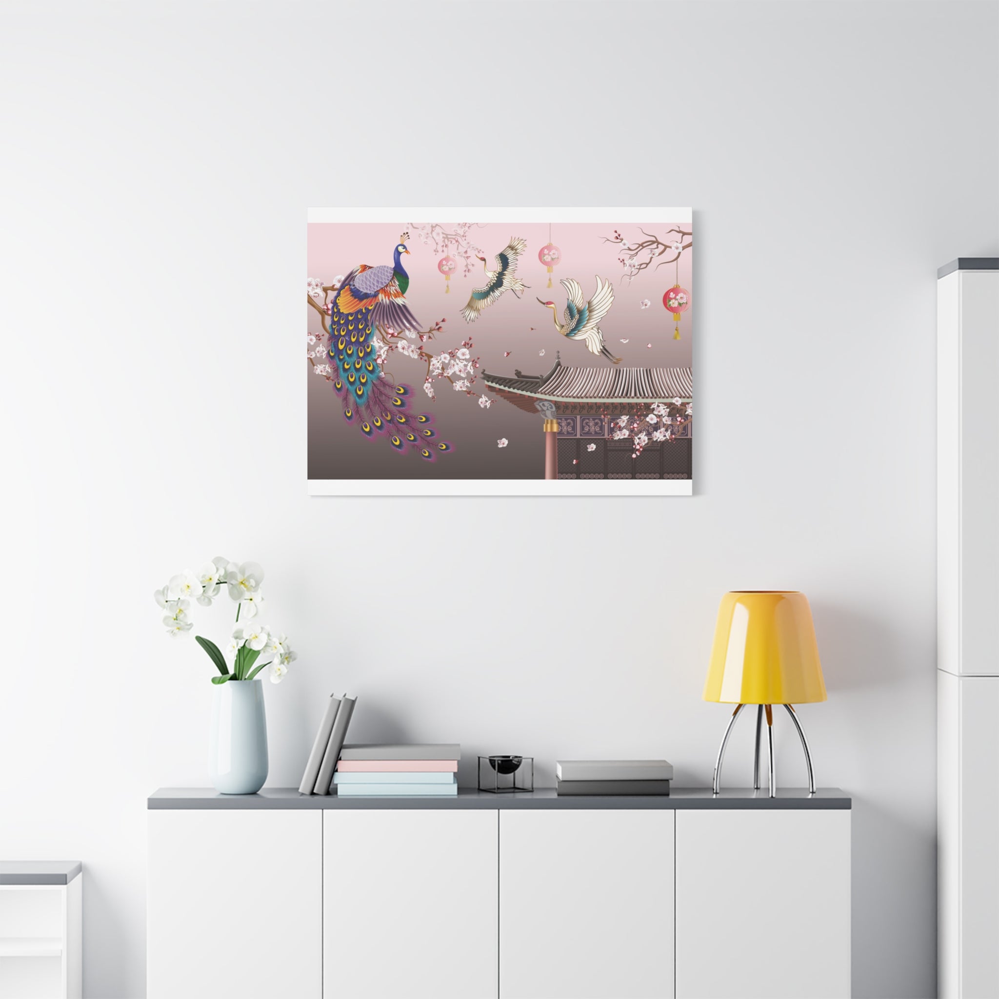 canvas-wall-art-chinese-lantern-dragon-decor-asian-home-decor-oriental-style-print-matte-canvas-stretched-artwork-chinese-new