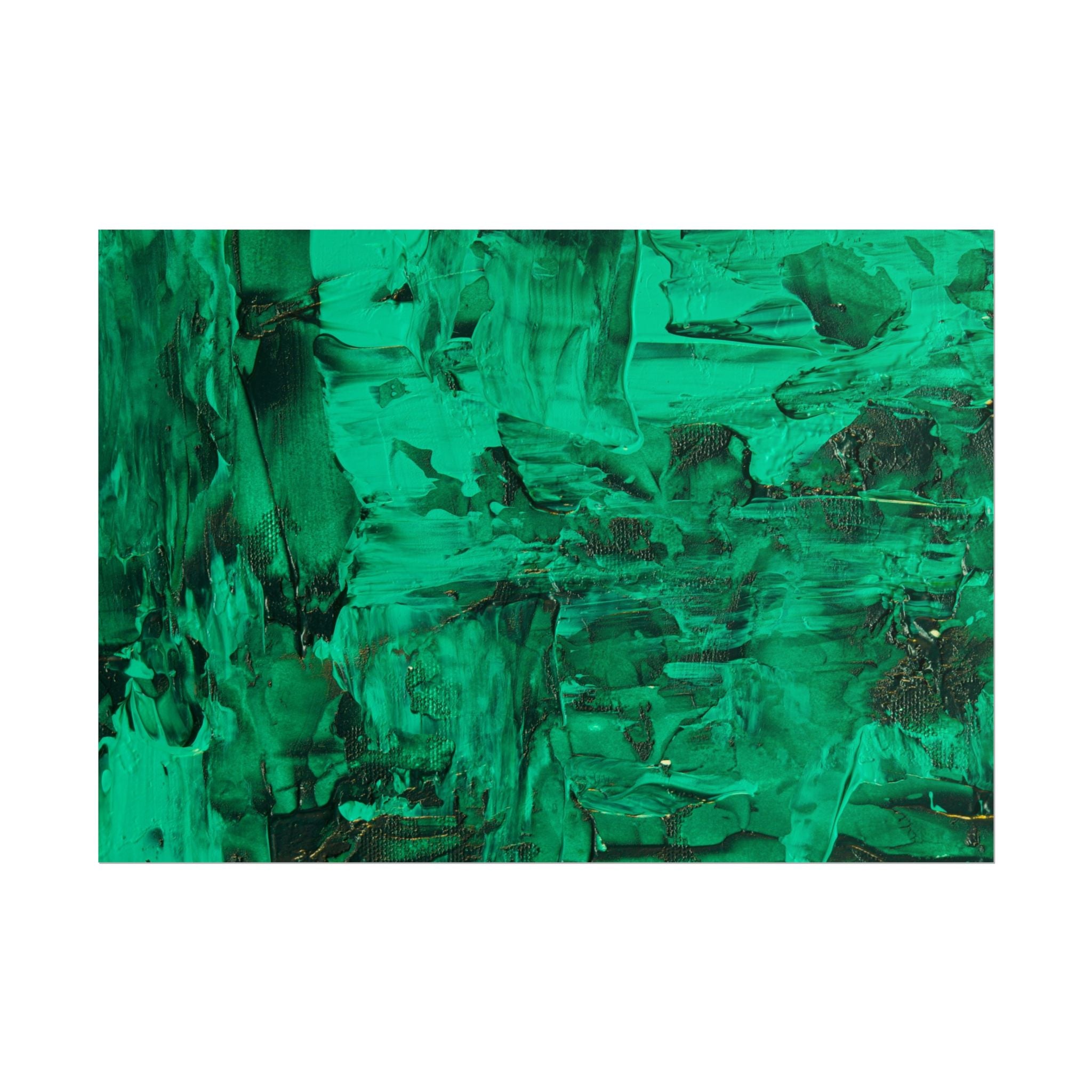 Abstract Green Poster Wall Art, Home Decor, Office Decor, Green Canvas Bedroom, Green Poster Print, Modern Art, Green Wall Decor