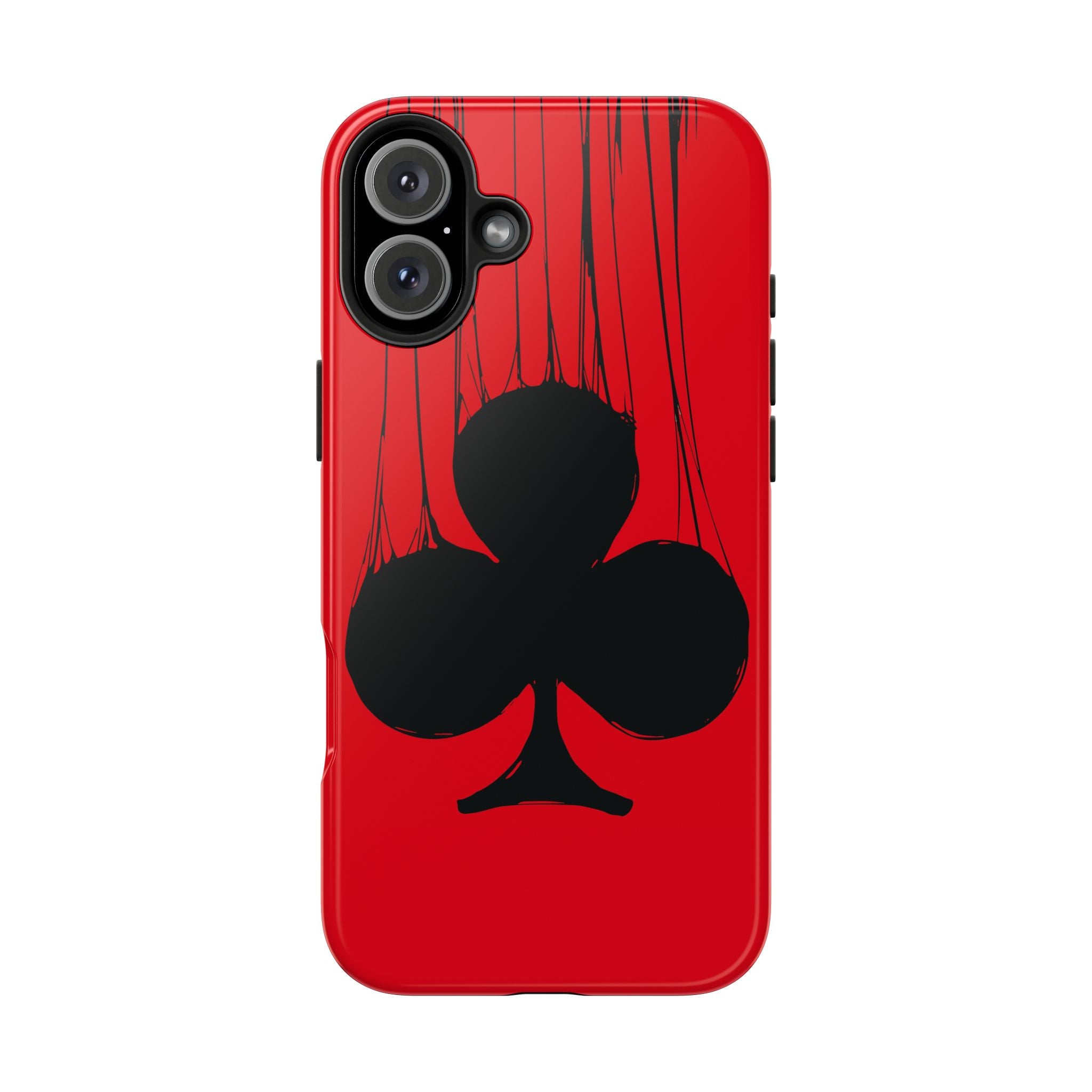 clubs-playing-cards-iphone-tough-case-protective-iphone-cover-card-game-lover-gift-gambling-theme-iphone-case-durable-card-su