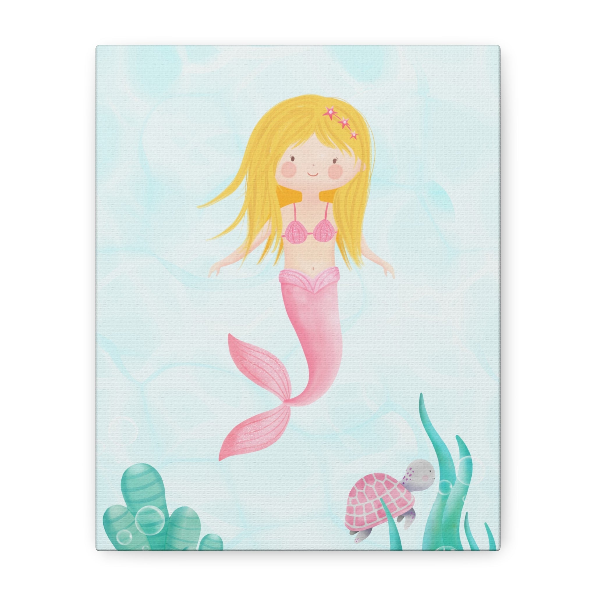 canvas-wall-art-cute-pink-mermaid-nursery-decor-pink-mermaid-print-nursery-art-cute-pink-mermaid-decoration-baby-nursery-merm