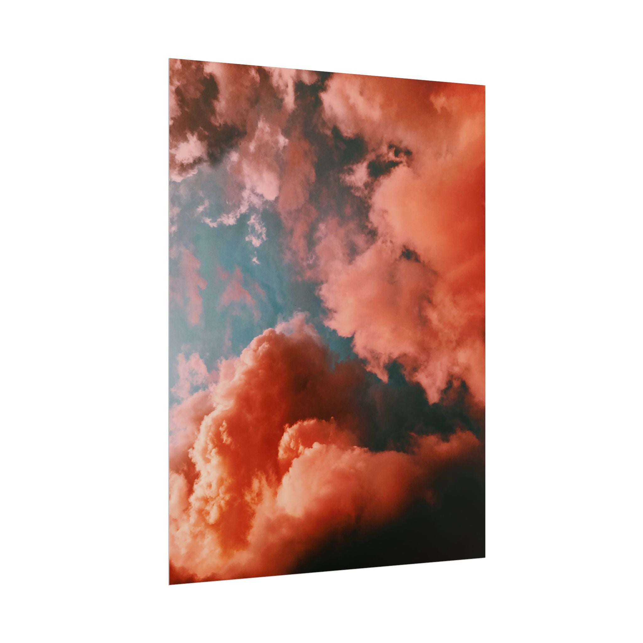 pinkish-cloud-sunset-poster-print-pink-wall-art-sunset-artwork-home-wall-decor-room-decoration-wall-hanging