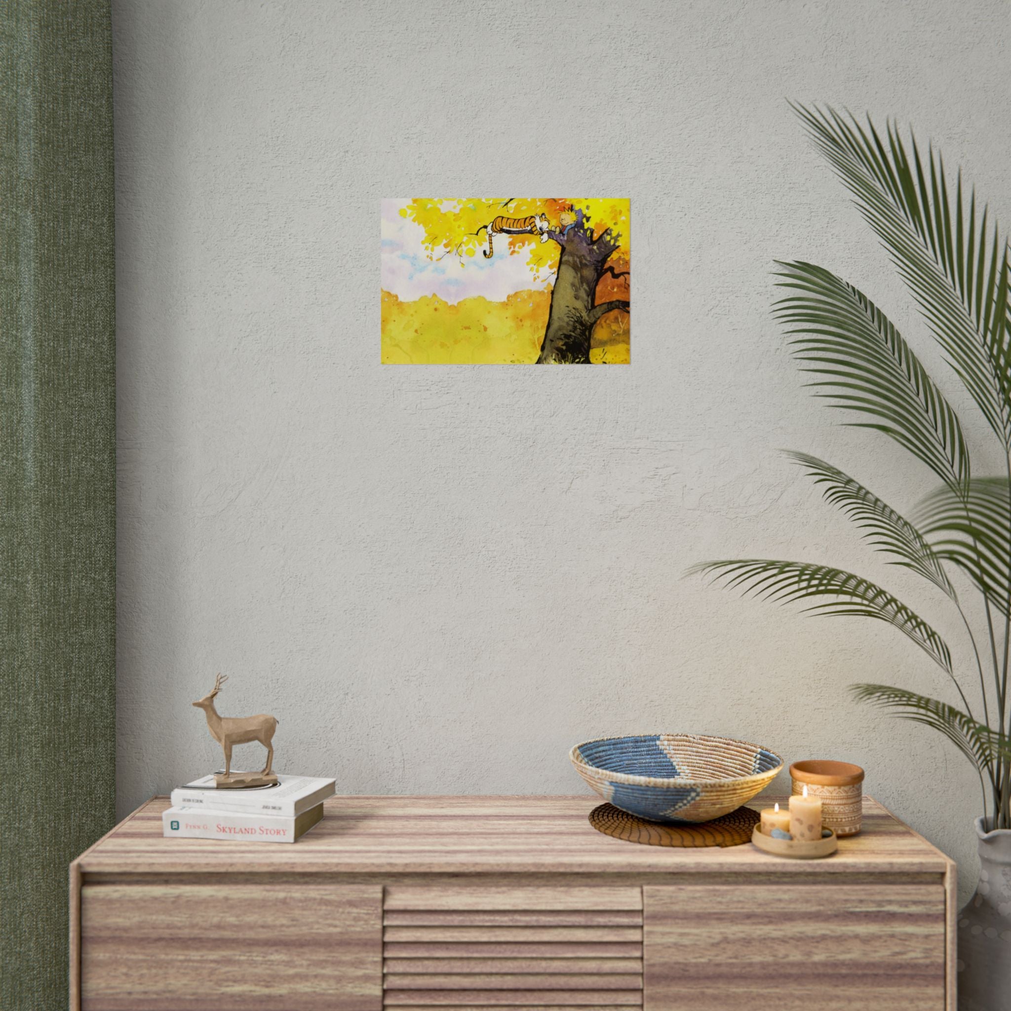 Calvin and Hobbes Poster Wall Art - Cartoon Wall Decor - Unique Birthday Gift for Fans - Timeless Comic Book Art