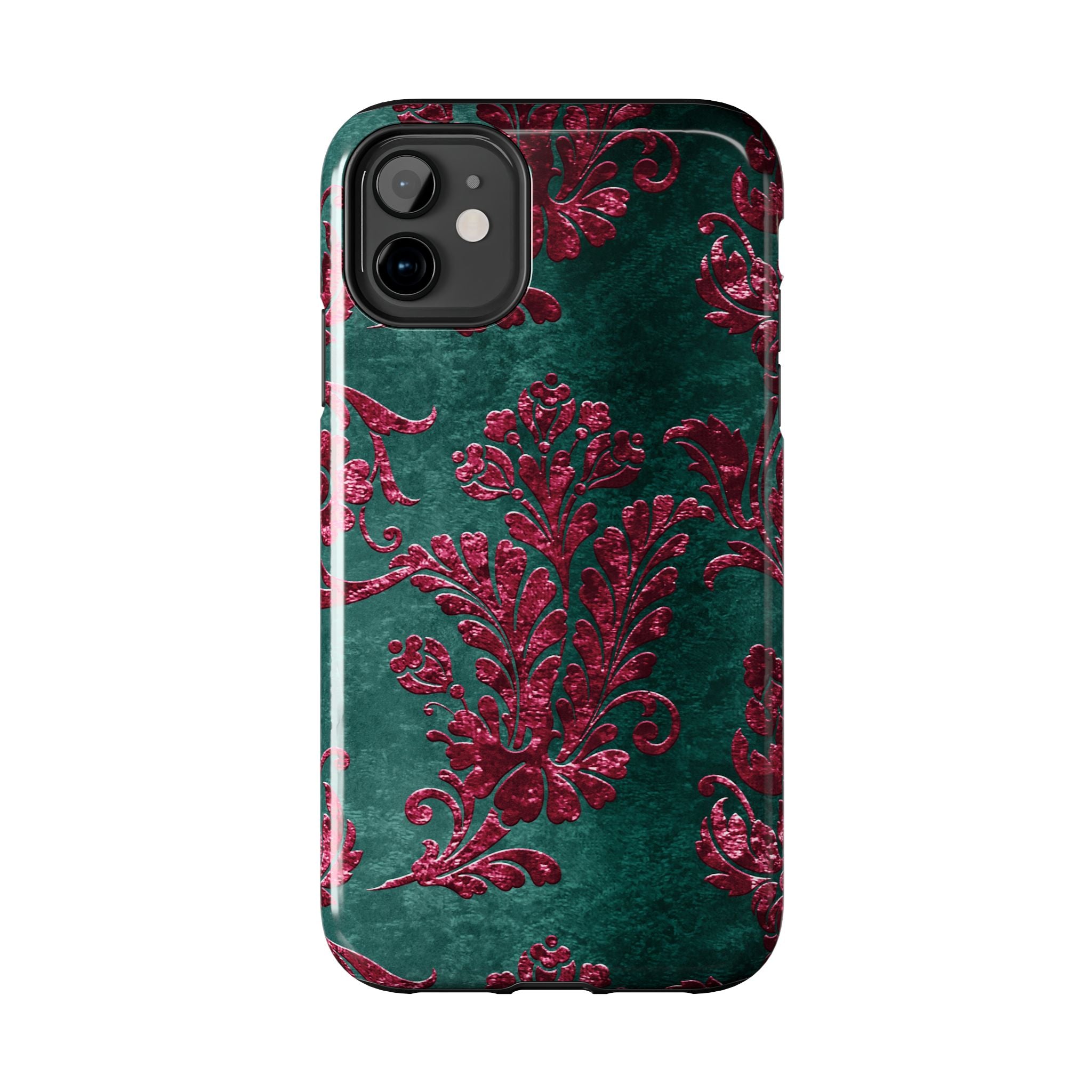 embossed-burgundy-velvet-tough-iphone-case-protective-iphone-cover-heavy-duty-iphone-case-rugged-phone-case-durable-smartphon