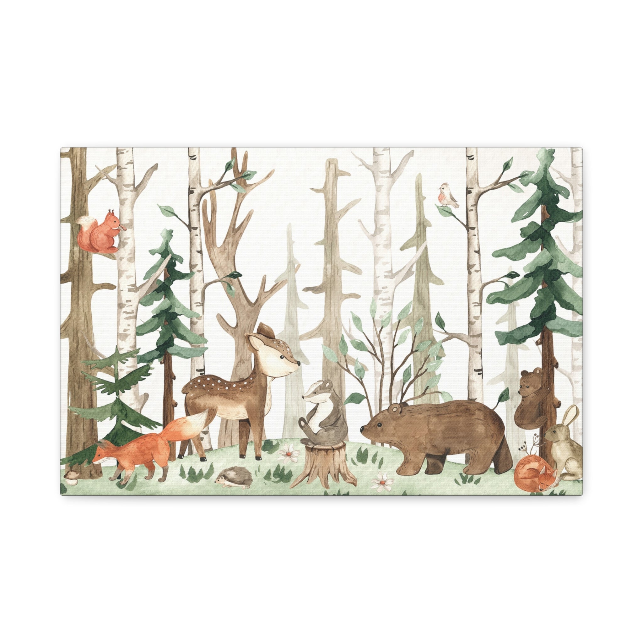 canvas-wall-art-jungle-safari-nursery-decor-safari-print-nursery-art-woodland-nursery-decoration-baby-nursery-safari-prints-1