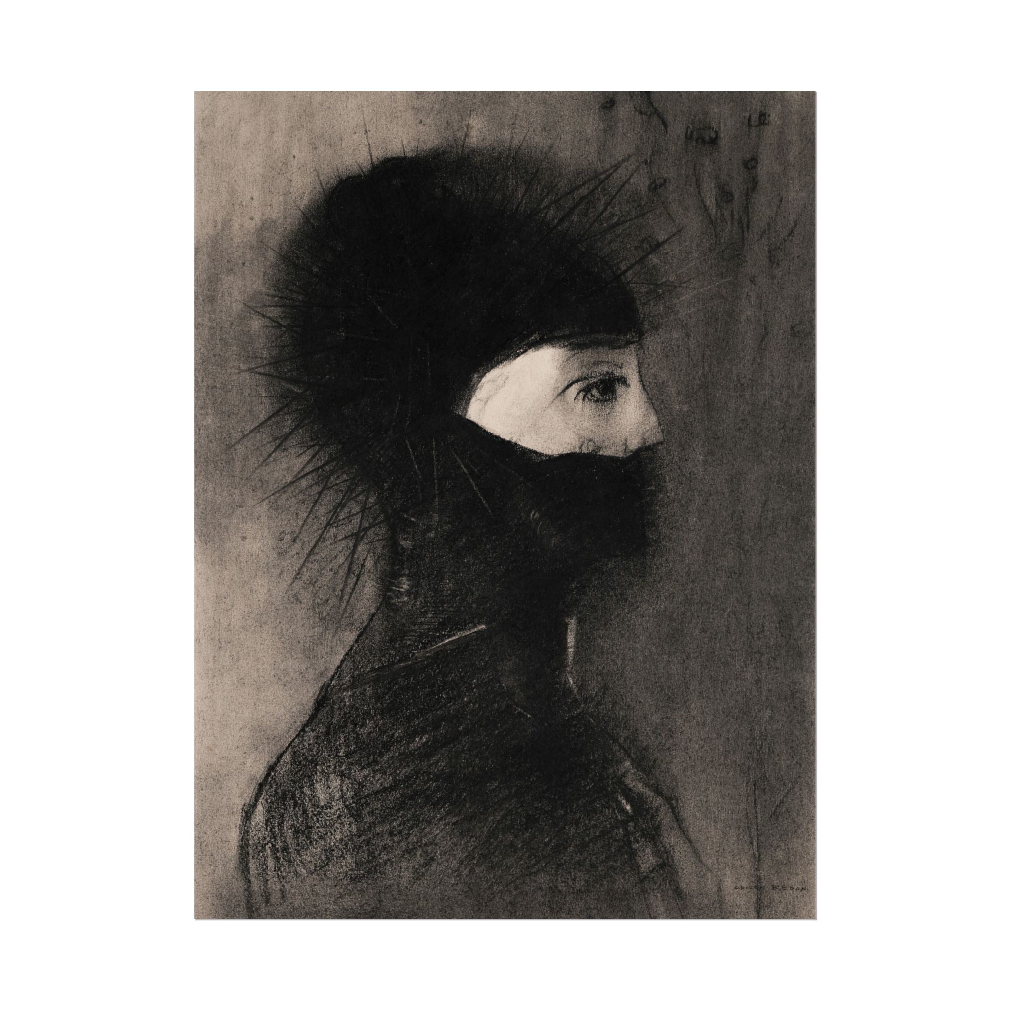 armor-by-odilon-redon-poster-print-vintage-woman-illustration-post-impressionism-art-wall-decor