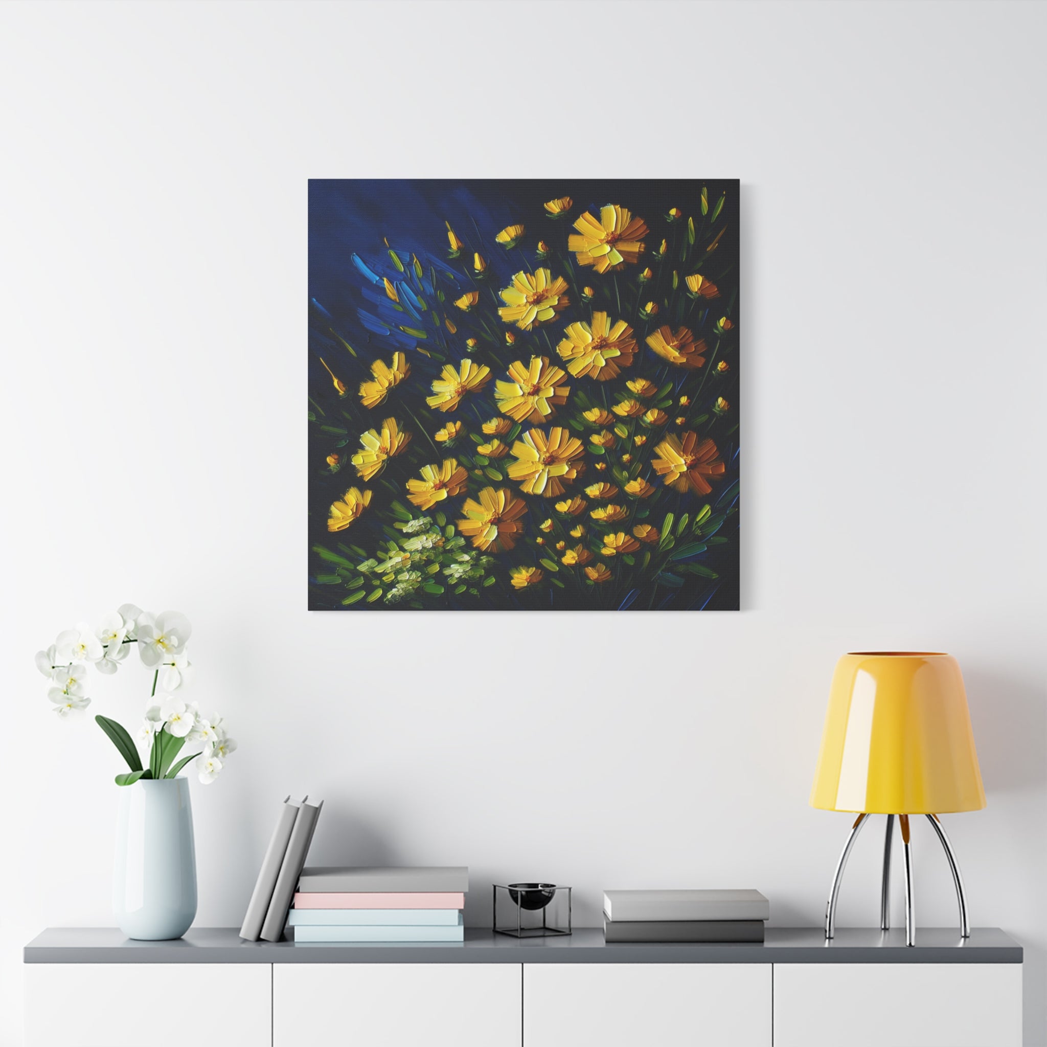 canvas-print-yellow-wildflowers-matte-canvas-impasto-oil-painting-stretched-wall-art-home-decor-floral-print-gift-for-nature-