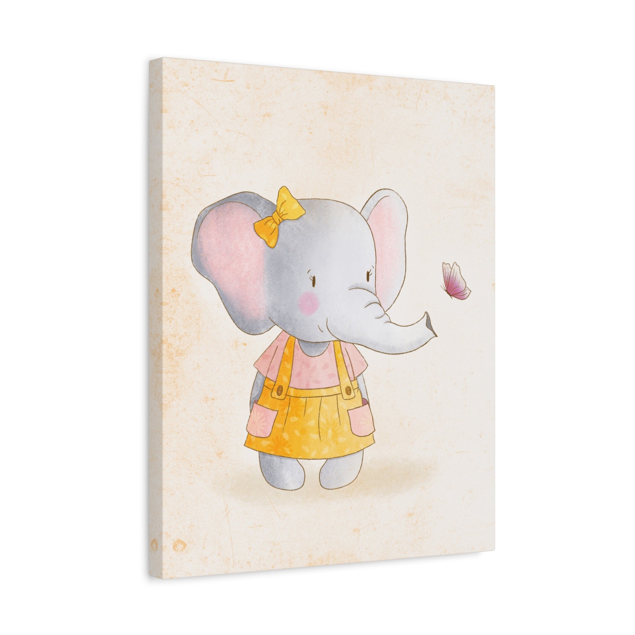 canvas-wall-art-cute-elephant-nursery-decor-baby-elephant-print-nursery-art-cute-elephant-decoration-baby-nursery-cute-animal