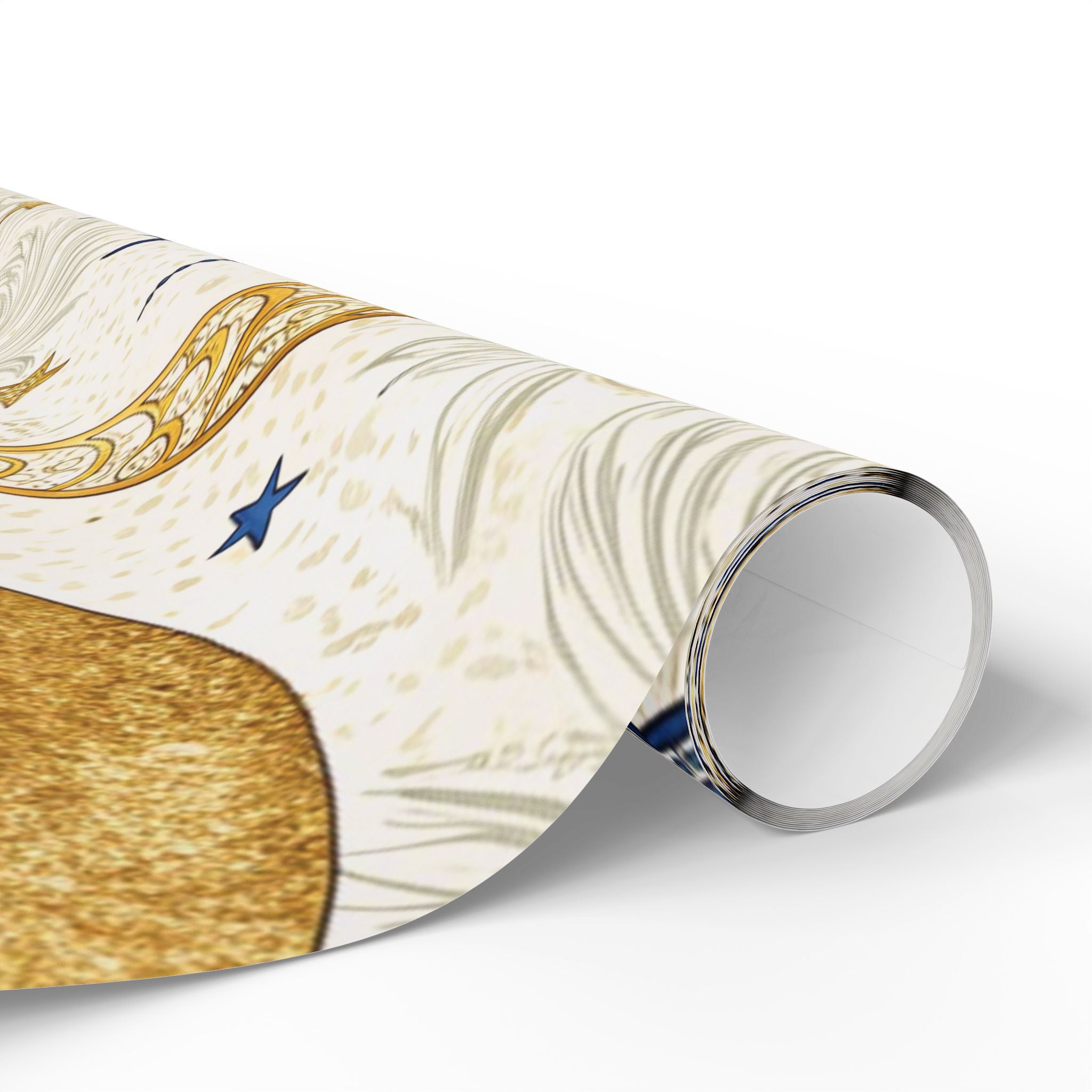 ramadan-night-wrapping-papers-islamic-crescent-moon-gift-wrap-mosque-silhouette-eid-holiday-supplies-festive-present-packagin