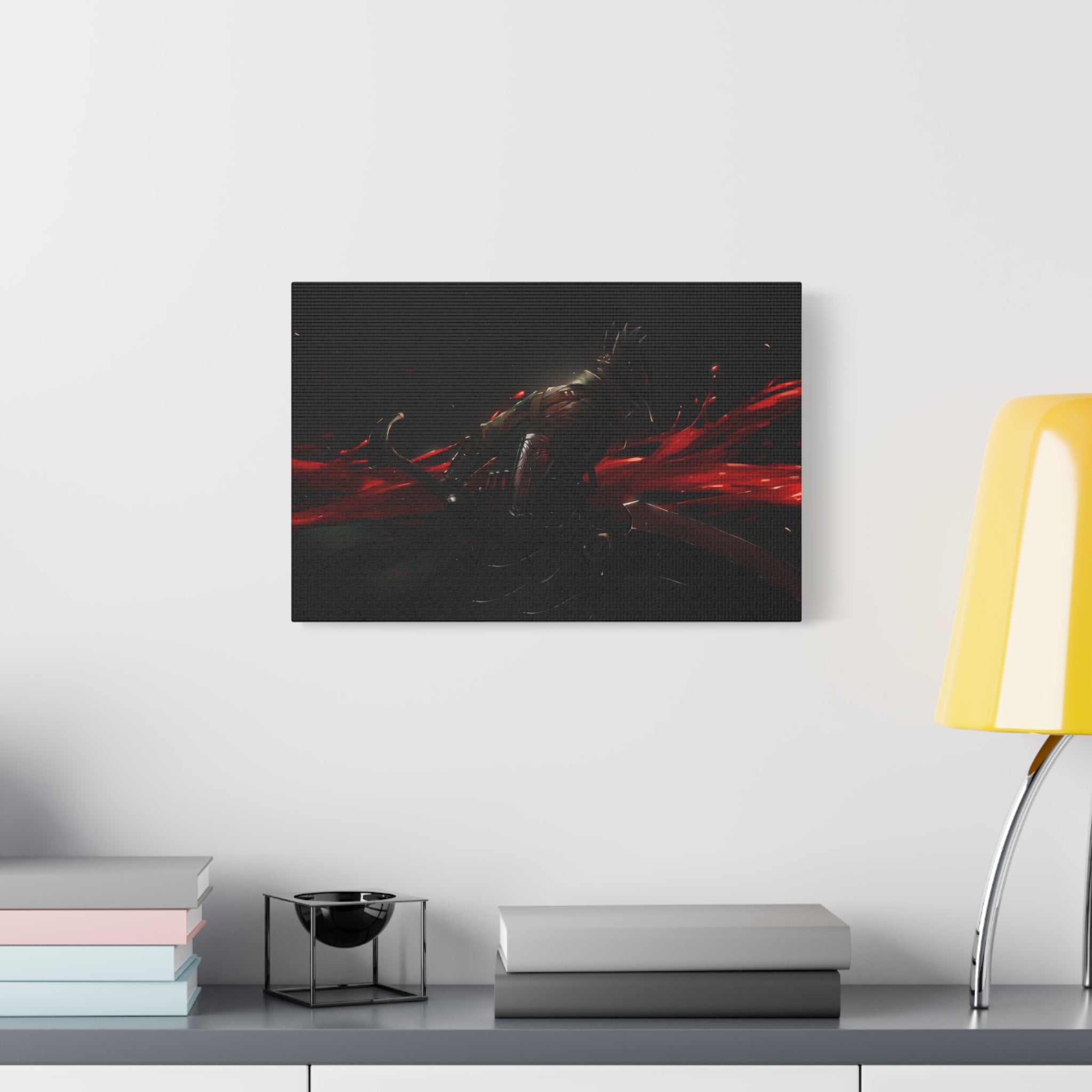 Bloodborne The Hunter Xlarge Canvas Wall Art — Stretched Home Decor, Game Wall Art Print