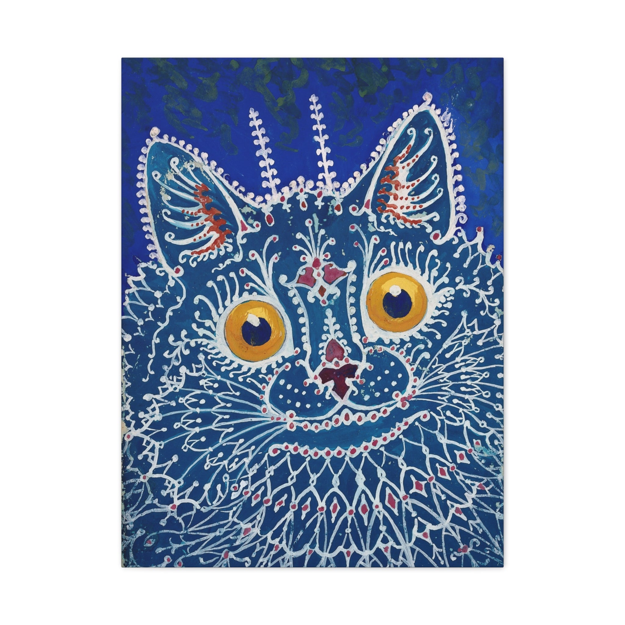 canvas-print-louis-wain-cat-gothic-style-gouache-art-large-wall-decor-matte-stretched-home-office-decoration-unique-cat-print
