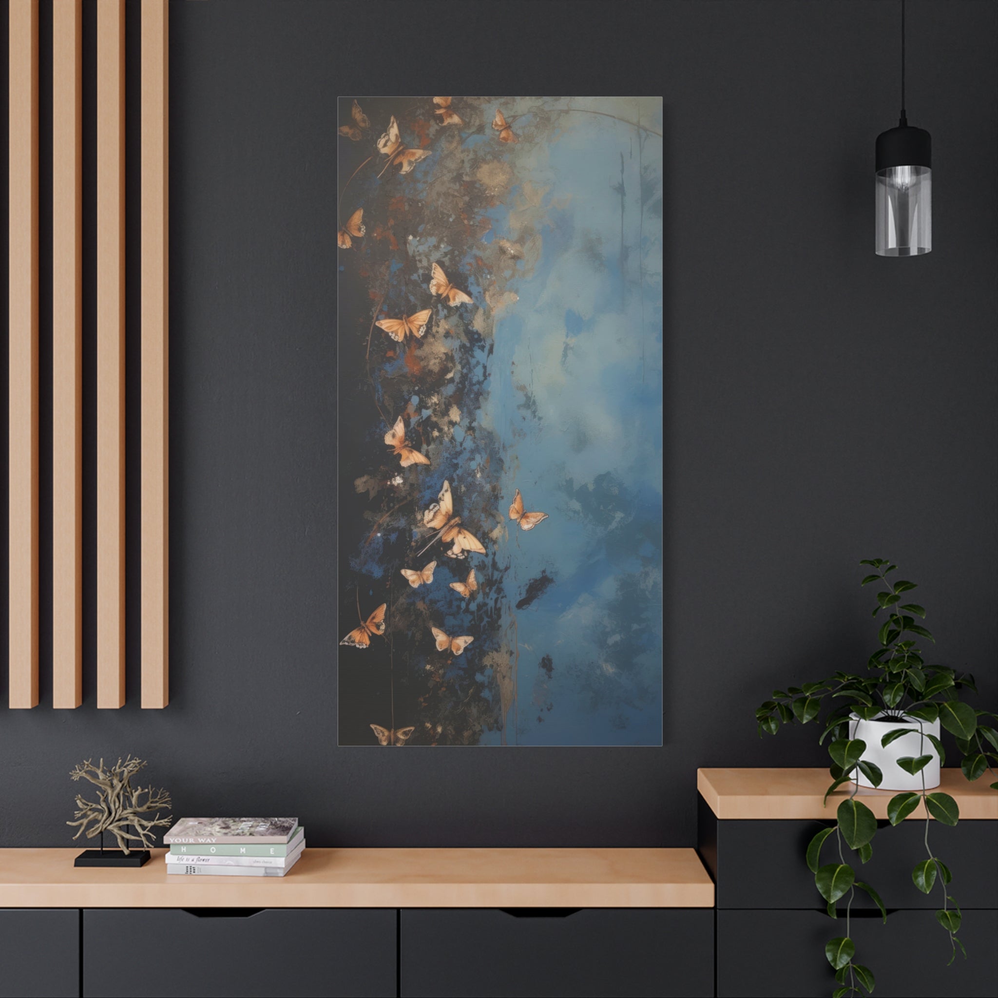 abstract-butterfly-canvas-print-brush-strokes-living-room-decor-abstract-paintings-butterfly-decor-home-decor-accent