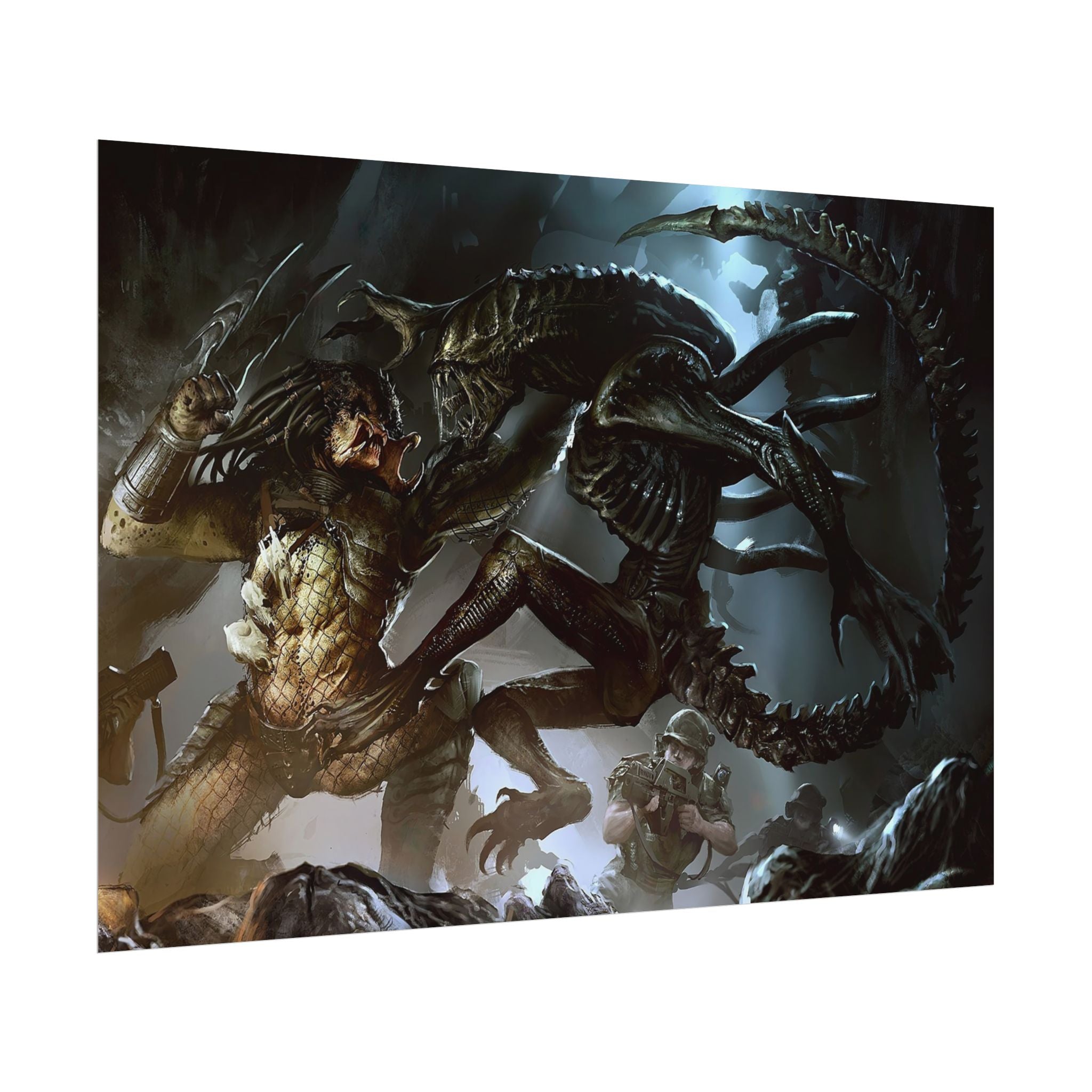 predator-alien-poster-print-xenomorph-si-fi-home-decor-movie-poster-pretador-fantasy-art