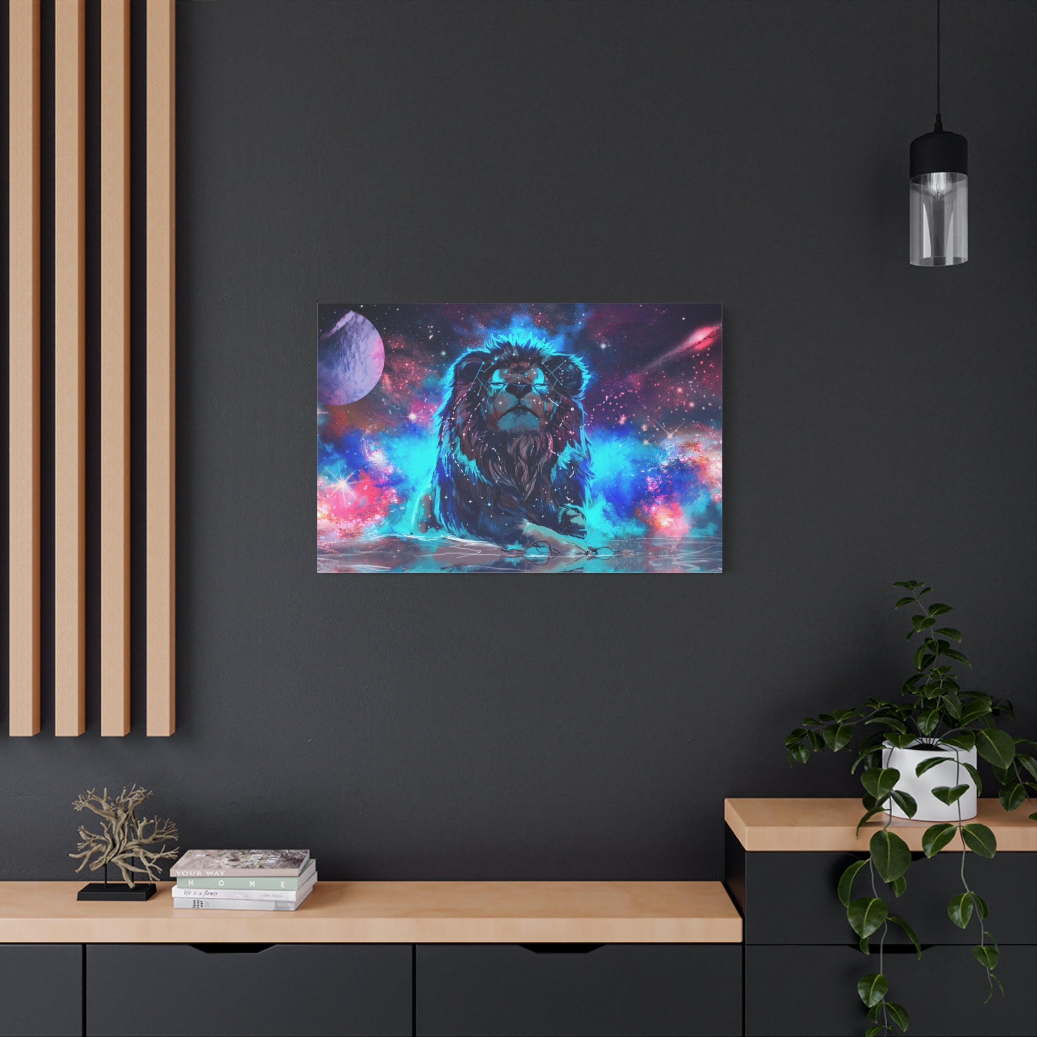 canvas-print-lion-wall-art-fantasy-leon-living-room-decor-matte-stretched-lion-poster-jungle-animal-art-print-wildlife-safari