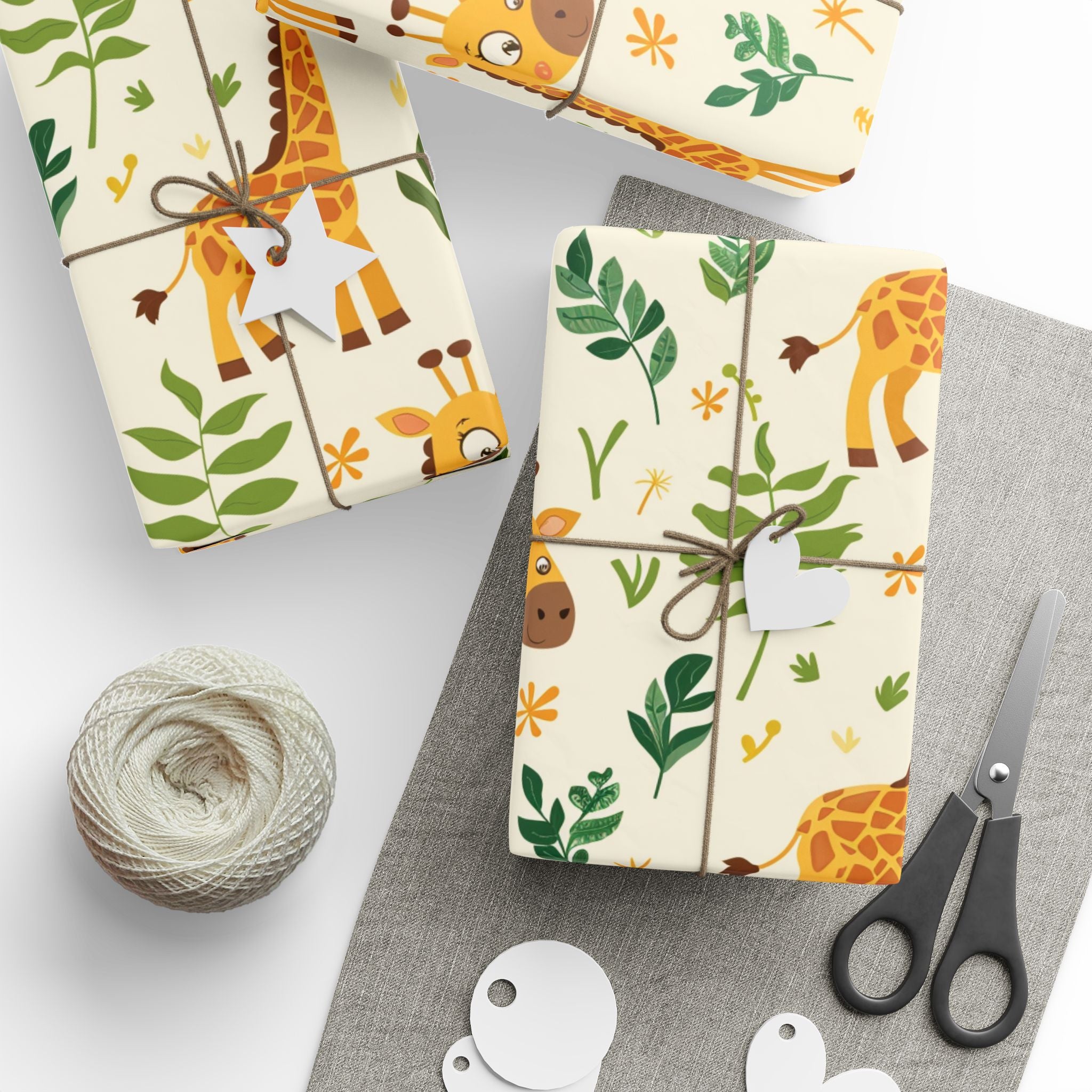 cut-giraffe-jungle-party-gift-wrap-paper-for-birthdays-and-holidays-32x72-inch-fun-wrapping-sheets-baby-gift-wrap-celebratory