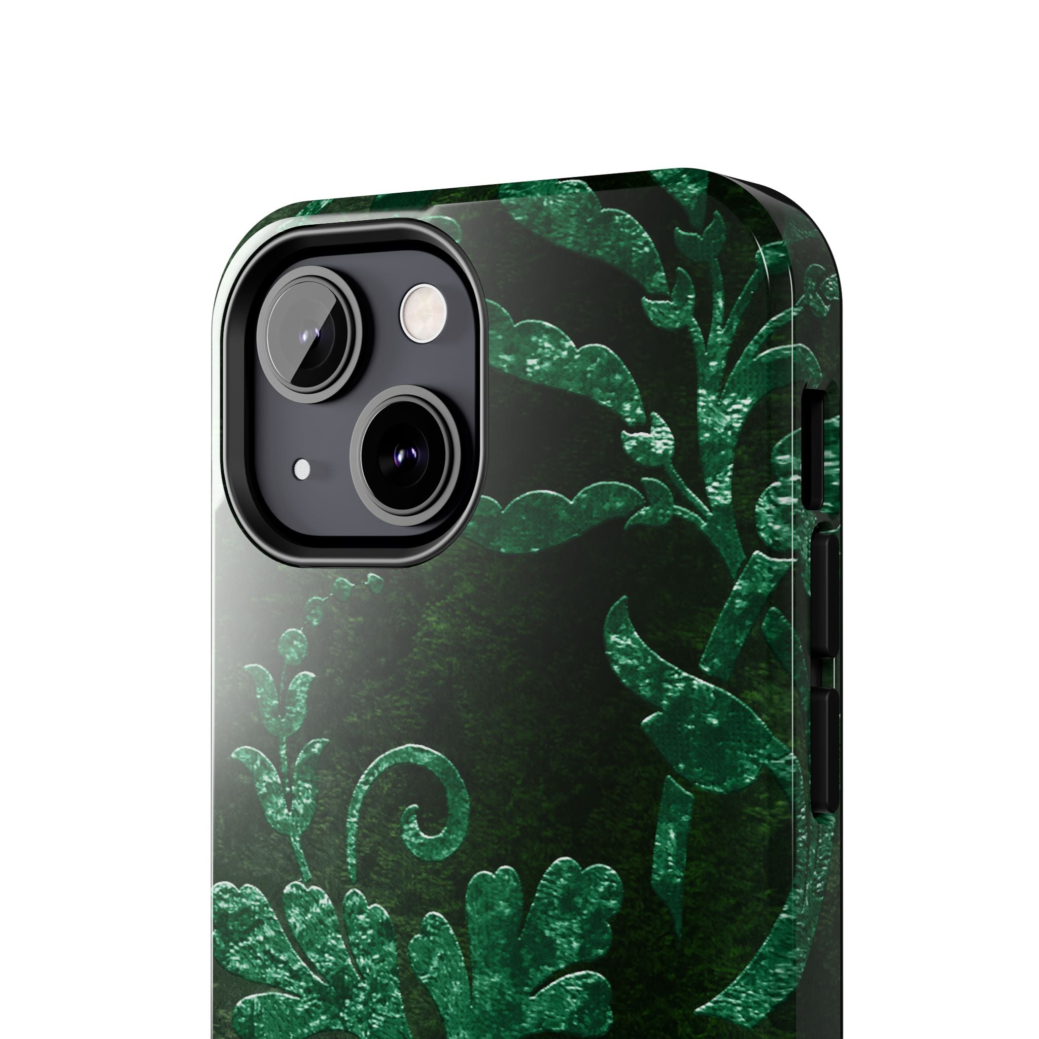 embossed-emerald-velvet-tough-phone-case-protective-iphone-cover-heavy-duty-phone-case-rugged-phone-case-durable-smartphone-c