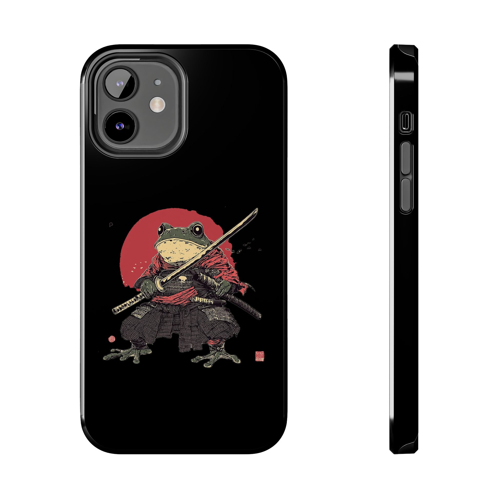 retro-vintage-ninja-frog-iphone-tough-case-red-sun-japanese-samurai-frog-design-ninja-warrior-black-iphone-hard-cover-1