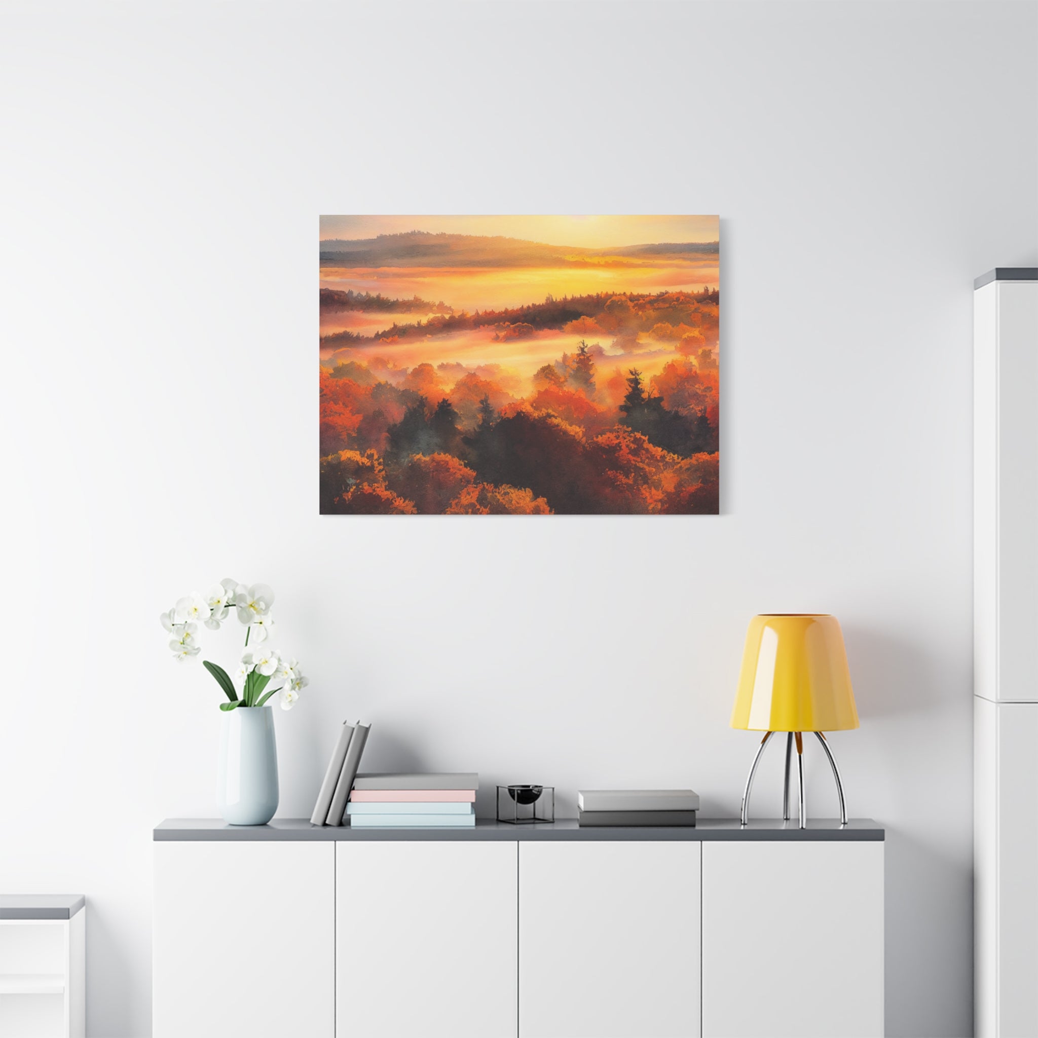 watercolor-fall-canvas-wall-art-fall-sunset-tree-print-stretched-matte-canvas-home-decor-autumn-decor-gift-for-nature-lovers