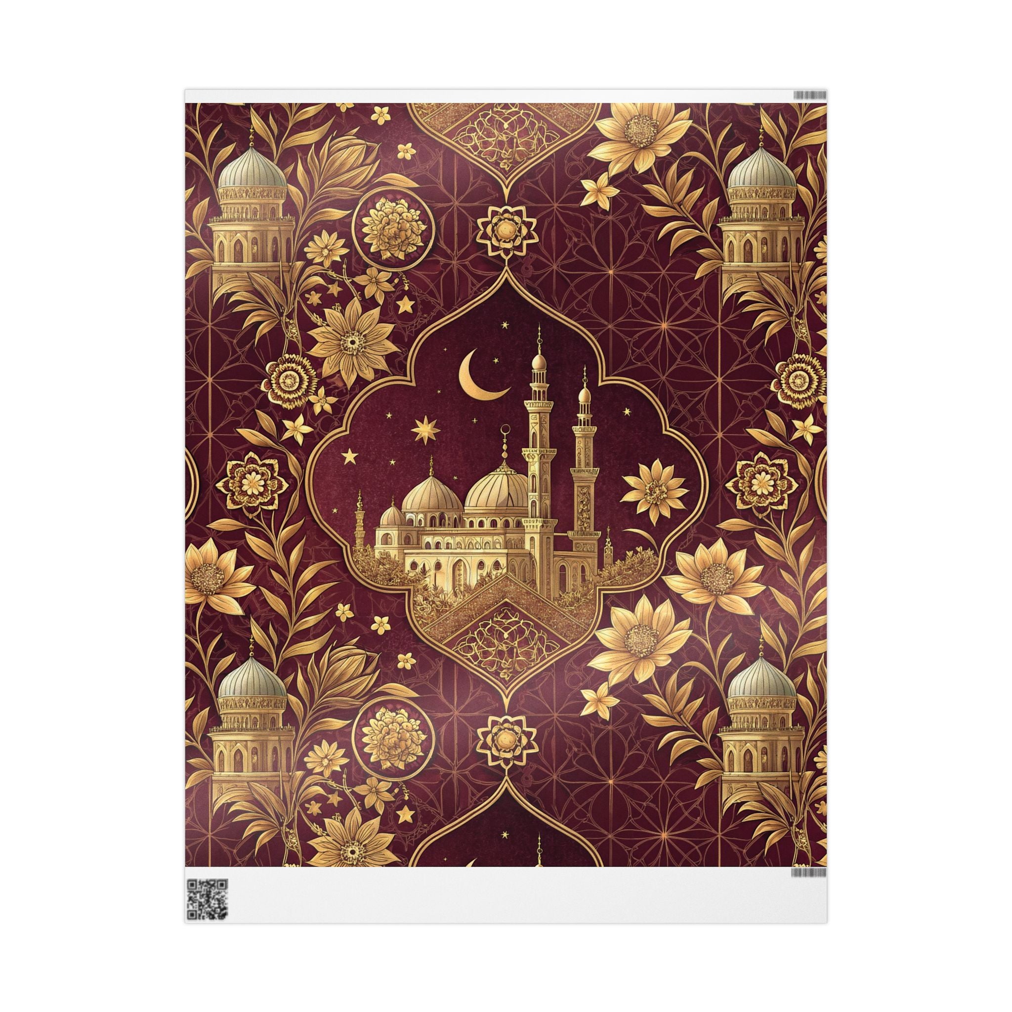 ramadan-night-wrapping-papers-islamic-celestial-gift-wrap-mosque-silhouette-eid-holiday-supplies-festive-present-packaging-re