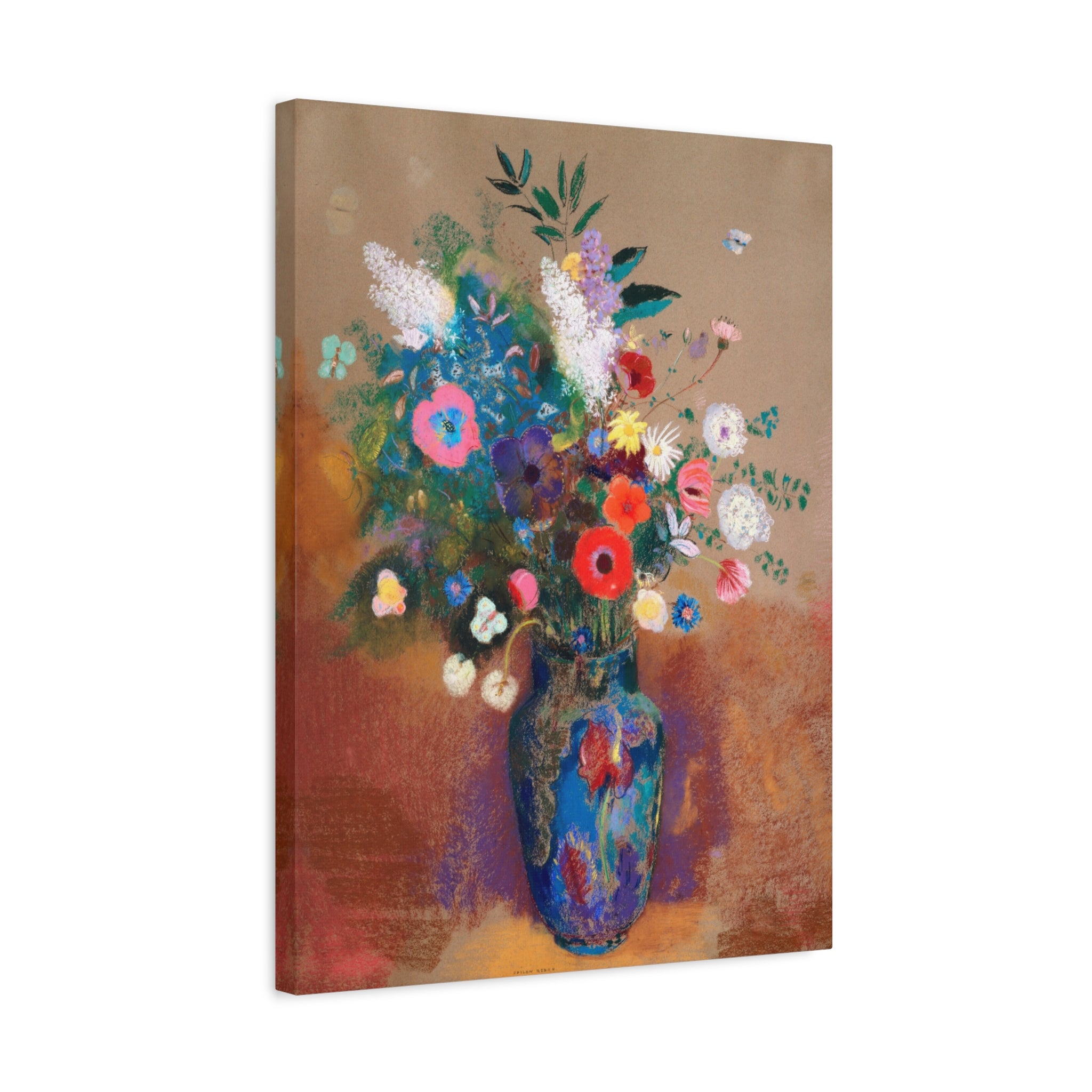 canvas-print-wall-art-odilon-redon-bouquet-of-flowers-home-decor-living-room-stretched-matte-floral-canvas-art-housewarming-g