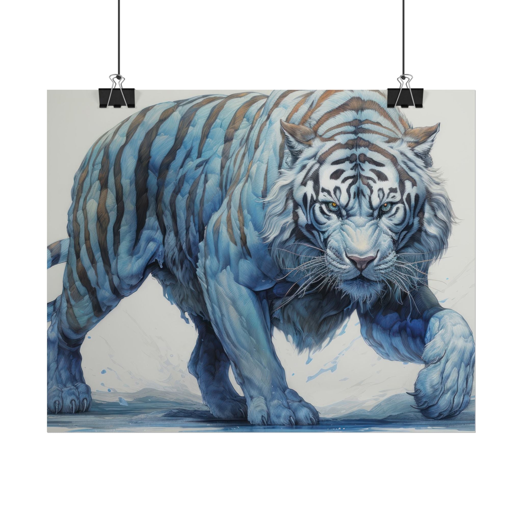 fantasy-white-tiger-poster-print-rolled-posters-for-wall-decor-tiger-wall-art-safari-animal-art-print-home-office-decor-jungl