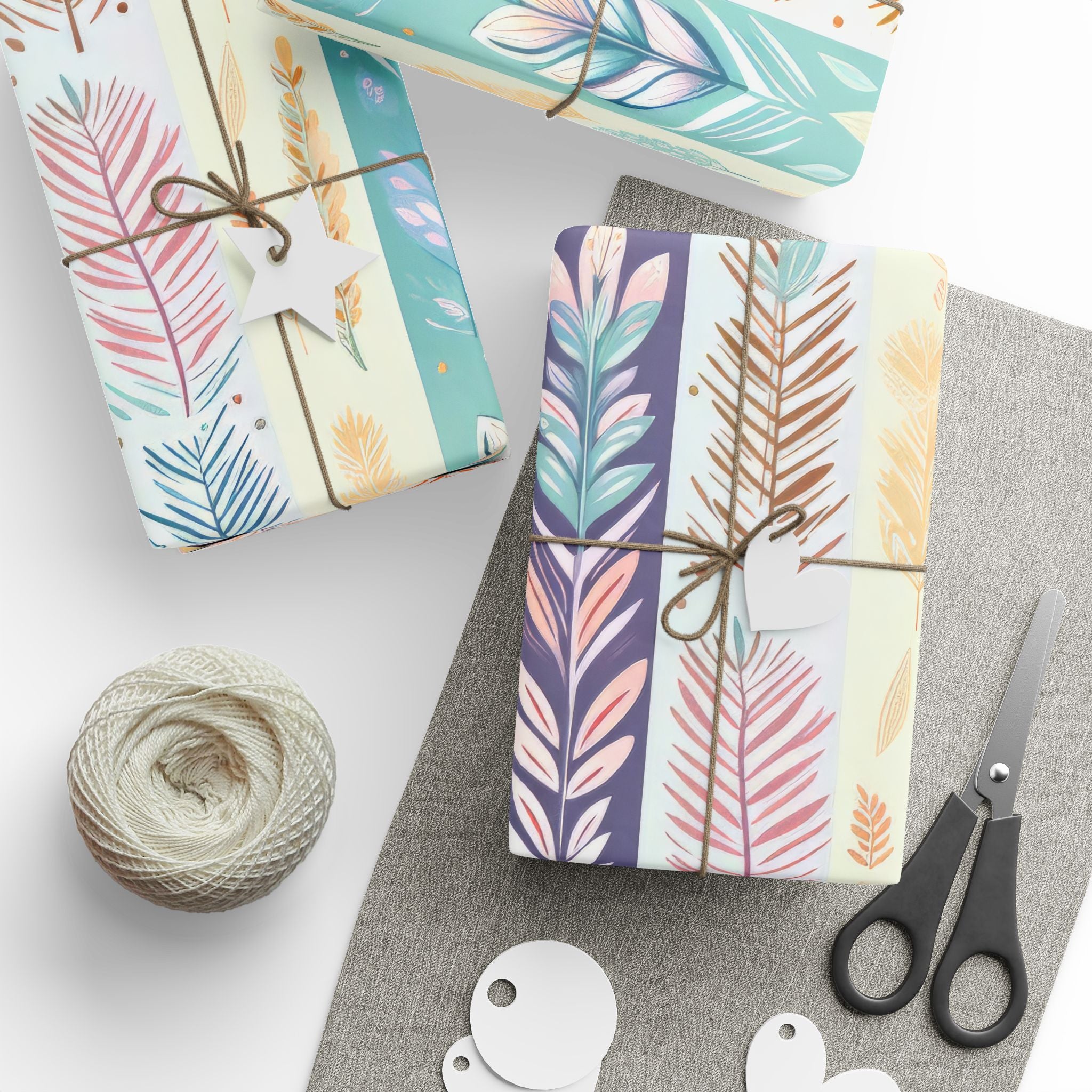 boho-wrapping-papers-pastel-gift-wrap-roll-for-birthday-unique-bohemian-design-holiday-present-wrap-scandinavian-style-packag