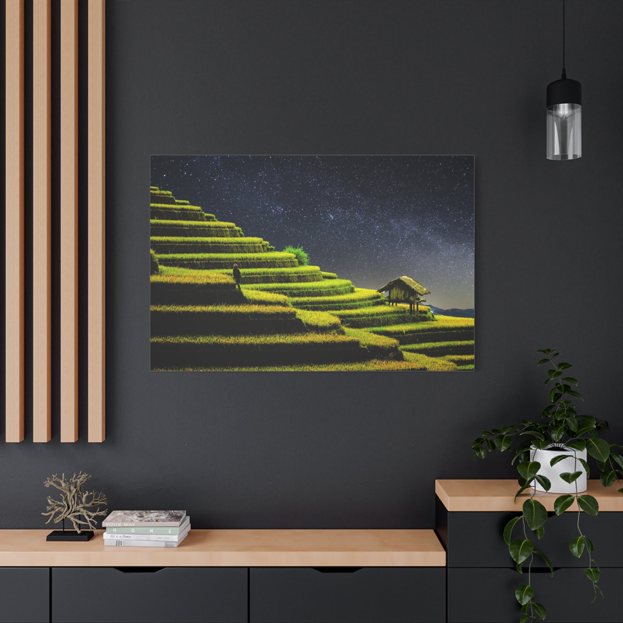 canvas-print-rice-terraces-farming-night-sky-scenery-matte-canvas-stretched-wall-art-home-decor-nature-lover-gift-landscape-a