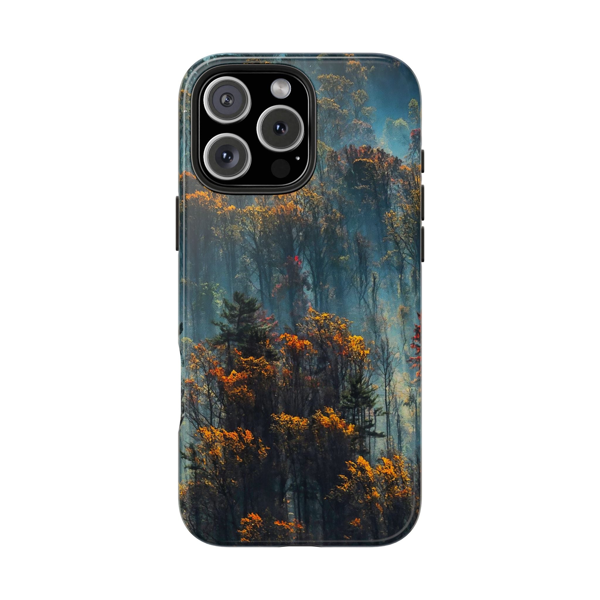 iphone-tough-case-misty-forrest-foggy-fall-iphone-covers-protective-smartphone-cover-nature-lover-gift-adventure-accessory