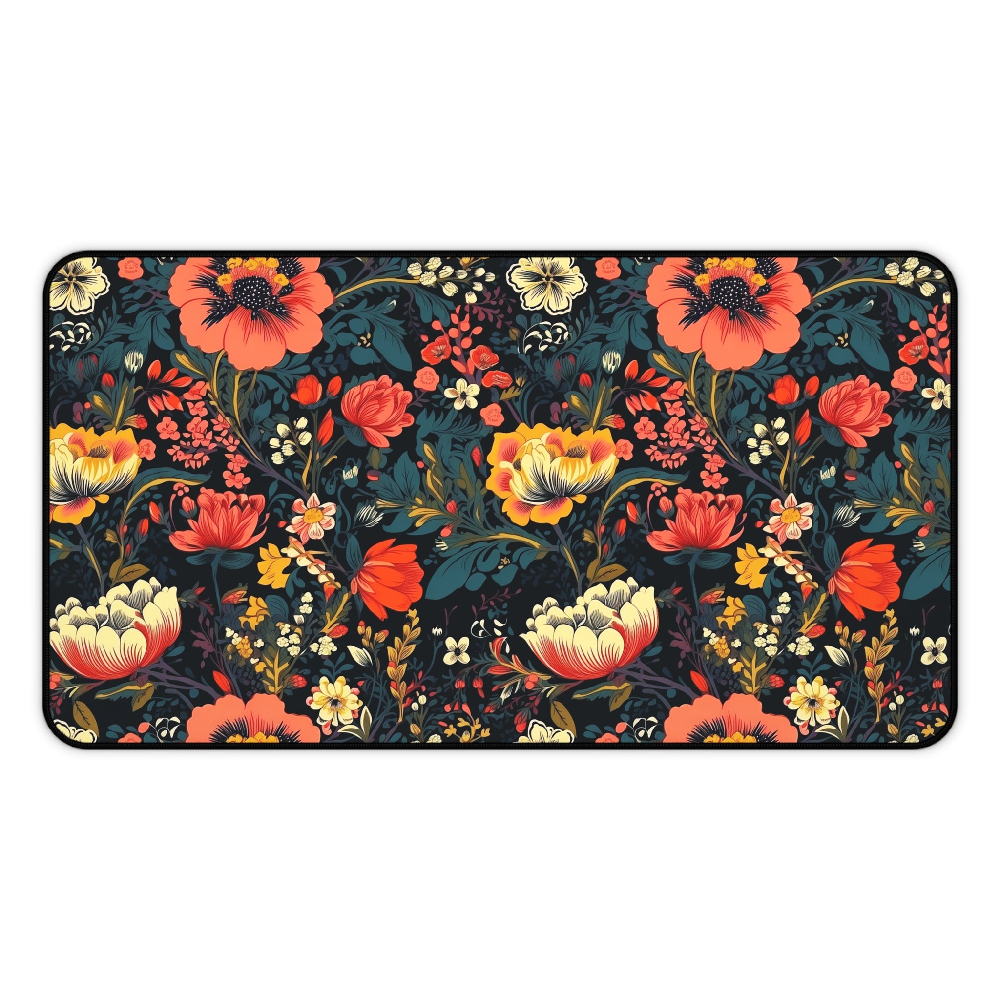 retro-colorful-cottagecore-desk-mat-floral-mouse-pad-farmhouse-style-office-decor-shabby-chic-workspace-decor-large-gaming-mo