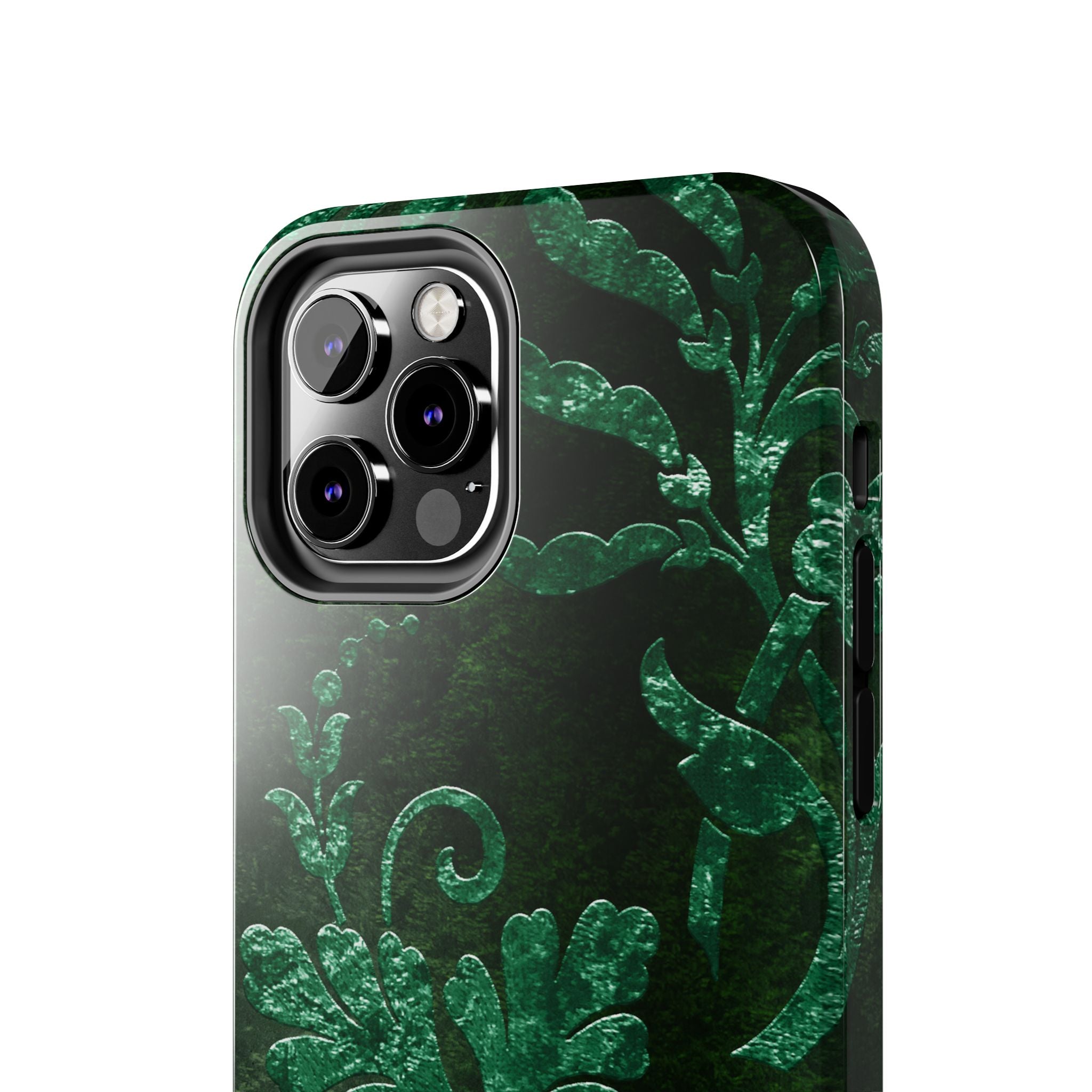 embossed-emerald-velvet-tough-phone-case-protective-iphone-cover-heavy-duty-phone-case-rugged-phone-case-durable-smartphone-c