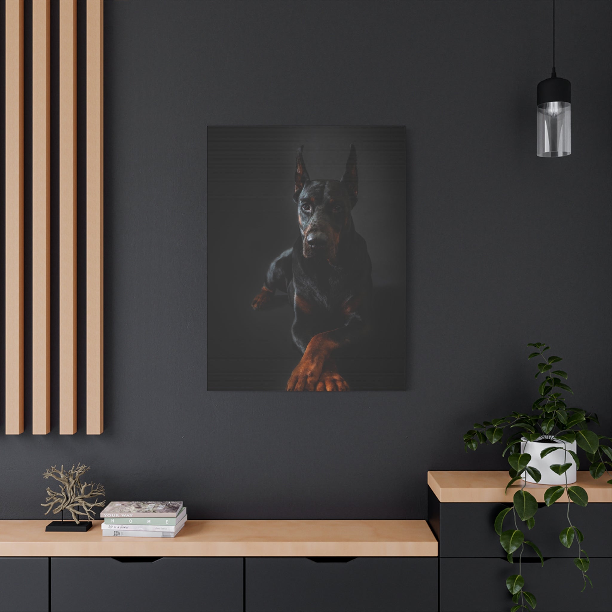 canvas-print-doberman-dog-wall-art-home-decor-office-decor-stretched-matte-canvas-1-25-gift-for-dog-lovers-animal-artwork-pet