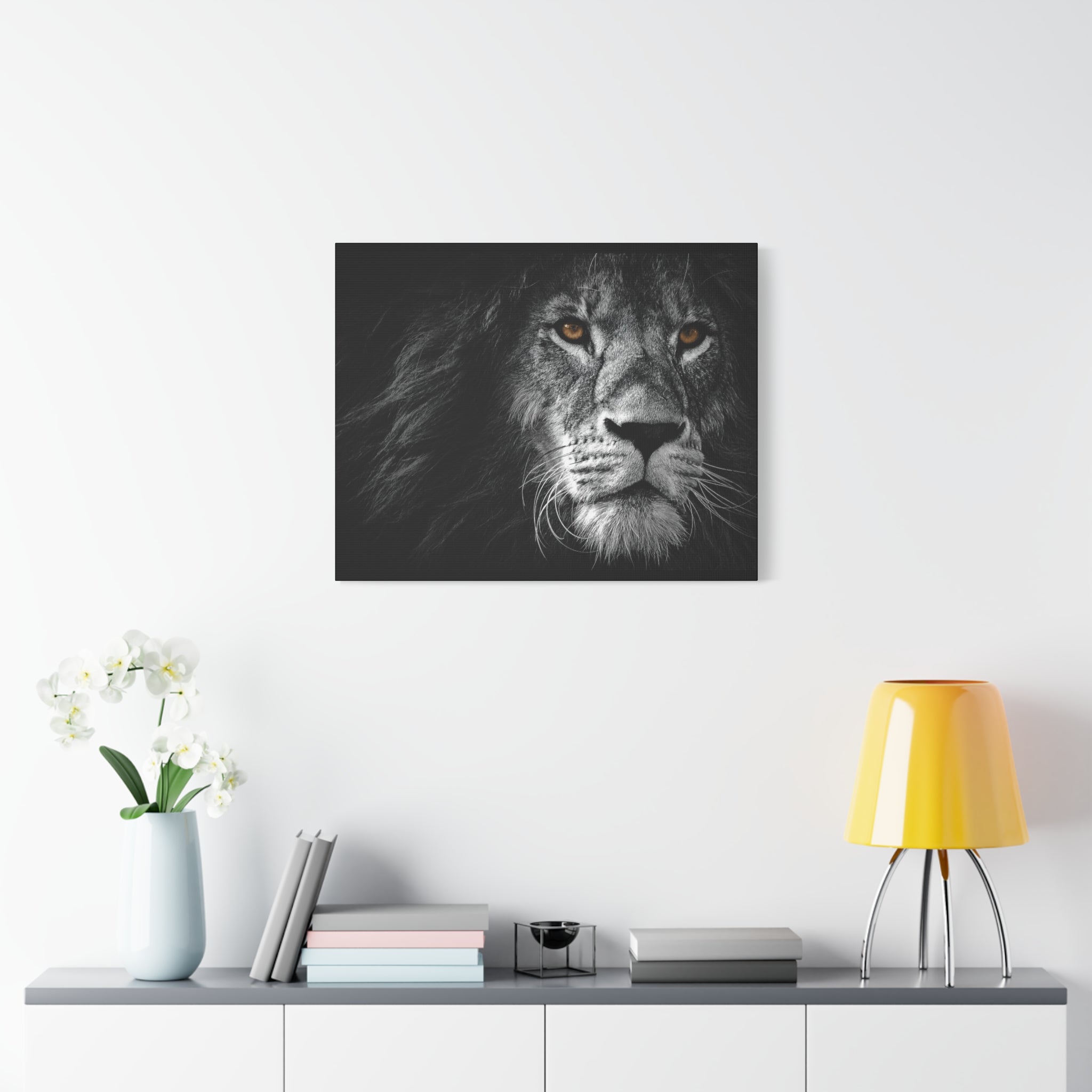 canvas-print-lion-wall-art-black-and-white-living-room-decor-matte-stretched-lion-poster-jungle-animal-art-print-wildlife-saf
