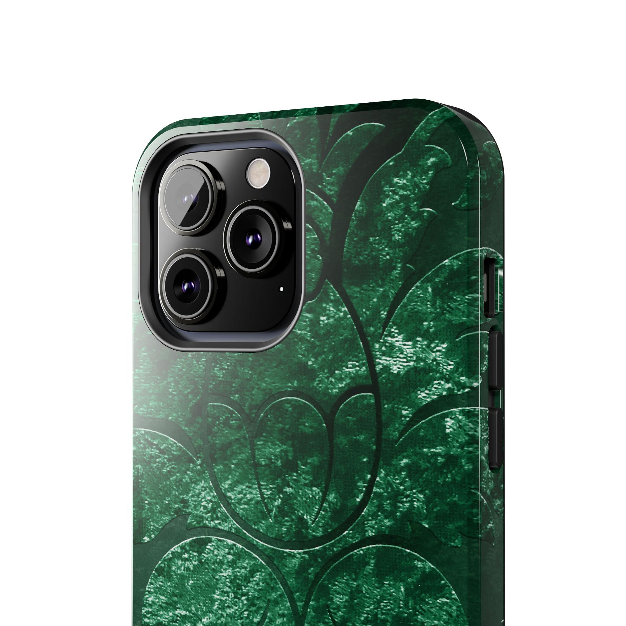 embossed-emerald-velvet-tough-iphone-case-protective-iphone-cover-heavy-duty-iphone-case-rugged-phone-case-durable-smartphone