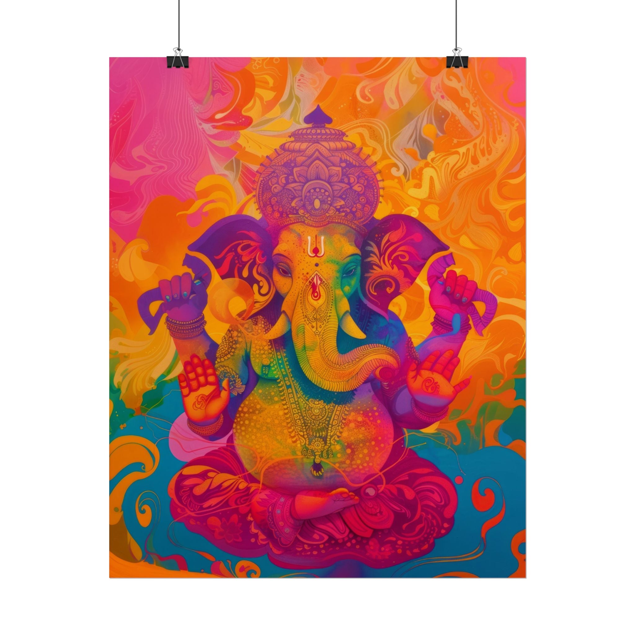 colorful-ganesha-poster-print-wall-art-decor-spiritual-home-decor-lord-ganesha-art-hindu-god-wall-decor-ethnic-wall-hanging