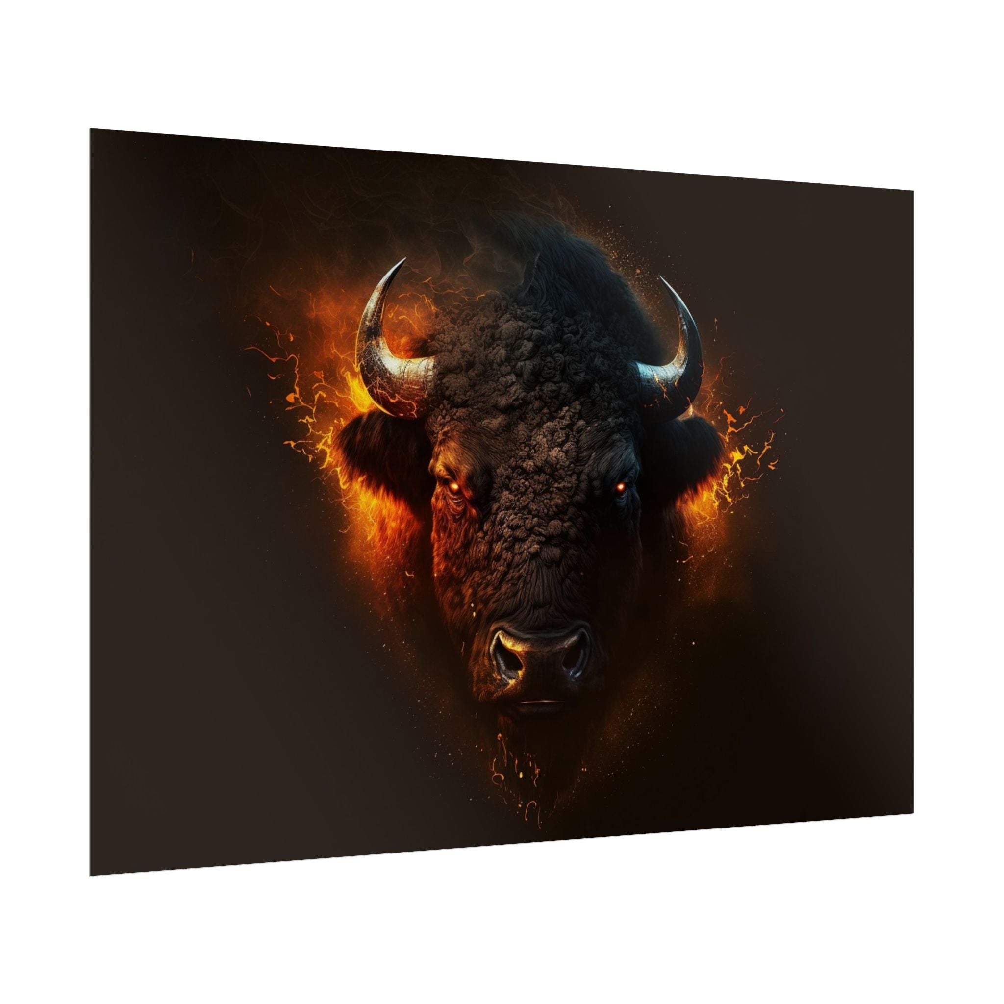 bison-art-poster-wall-decor-buffalo-gift-wildlife-home-decoration-western-bison-wall-art-nature-lover-gift-farm-house-wall-de
