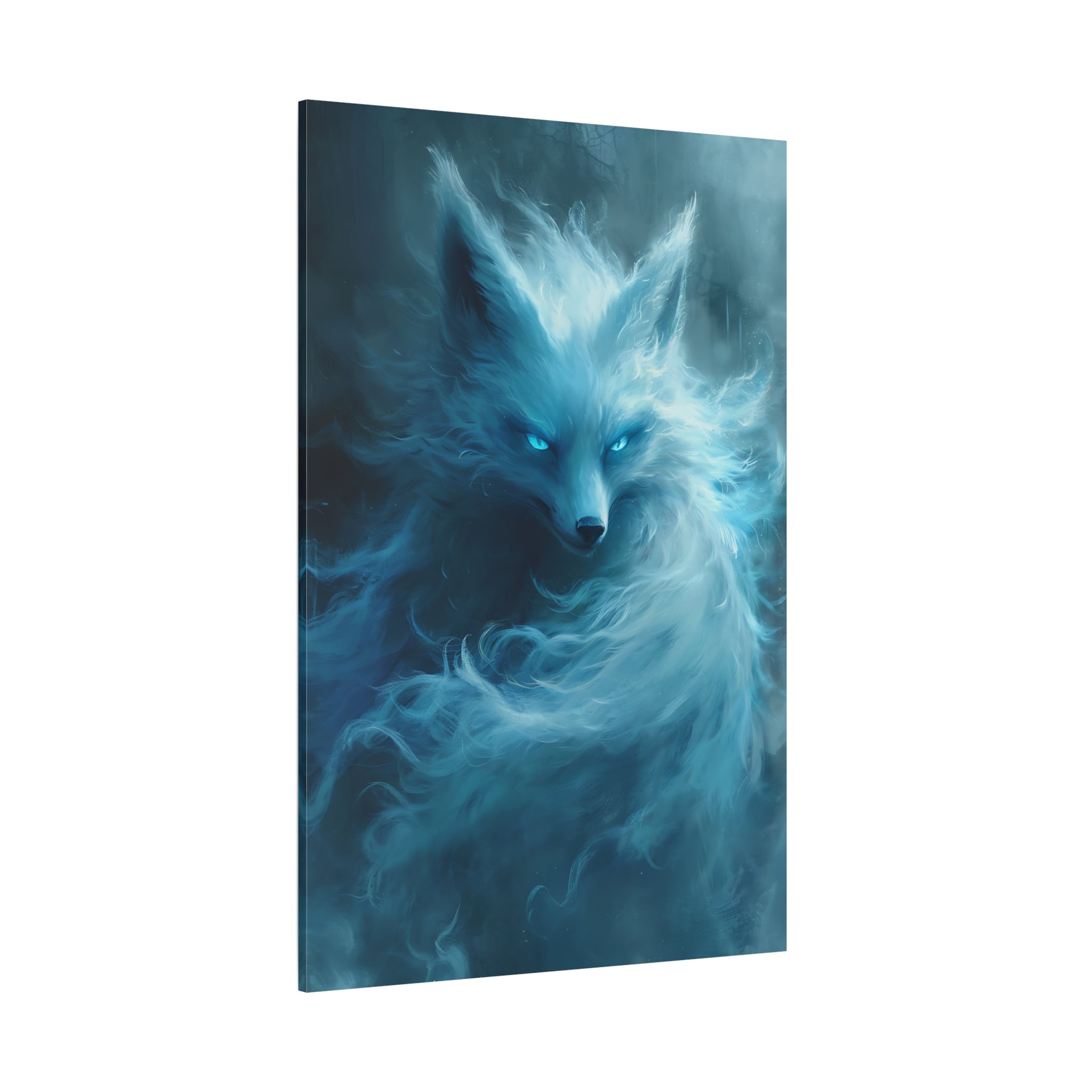 canvas-wall-art-white-snow-fox-fantasy-decor-wildlife-wall-art-home-decor-animal-lover-gift-nature-print-canvas-print-gift