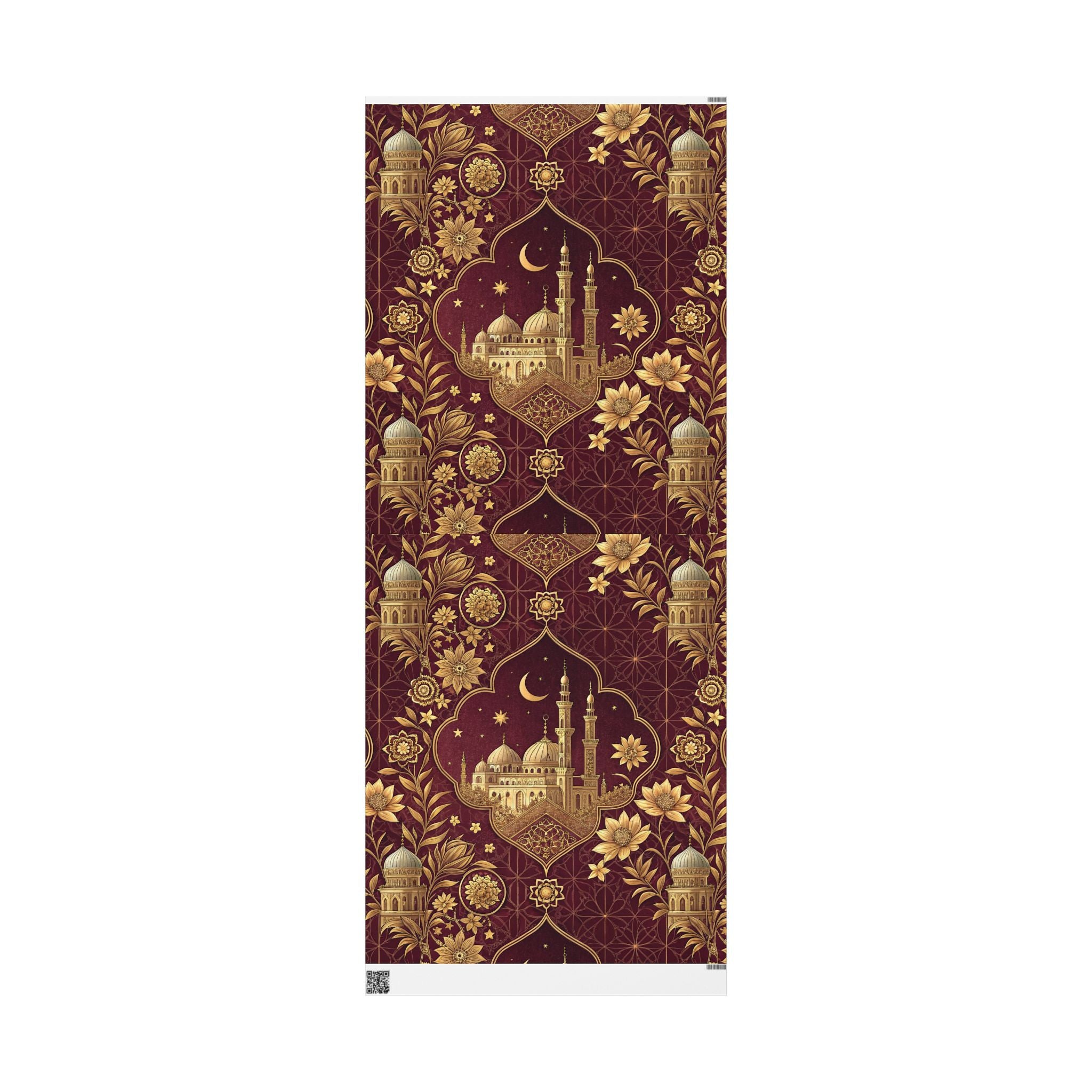 ramadan-night-wrapping-papers-islamic-celestial-gift-wrap-mosque-silhouette-eid-holiday-supplies-festive-present-packaging-re