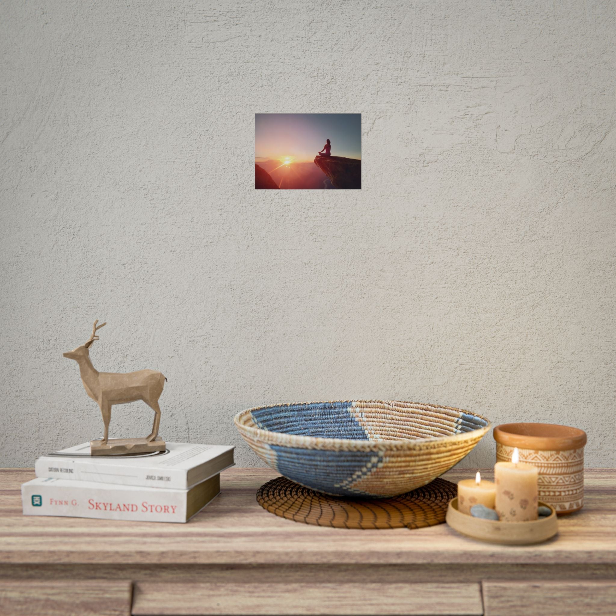 sunset-meditation-poster-yoga-wall-decor-mindfulness-poster-art-print-spiritual-gift-serene-home-decor-rolled-posters