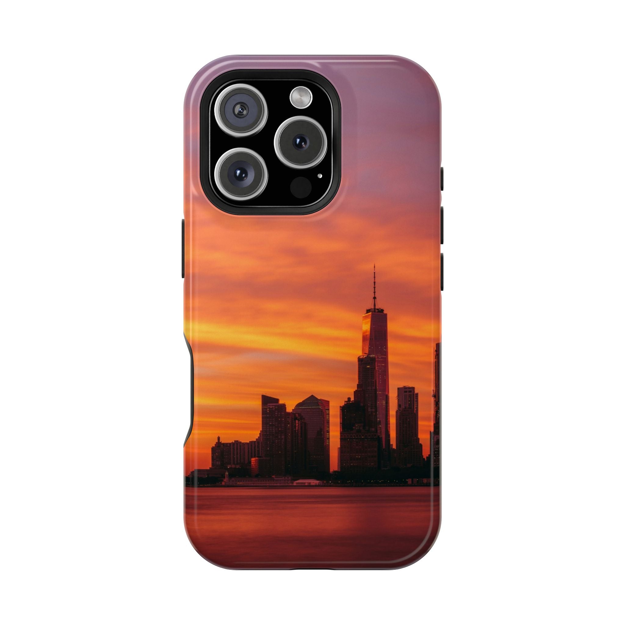 sunset-nyc-cityscape-magnetic-tough-case-durable-phone-protector-new-york-tough-case-gift-for-photographers-urban-aesthetic